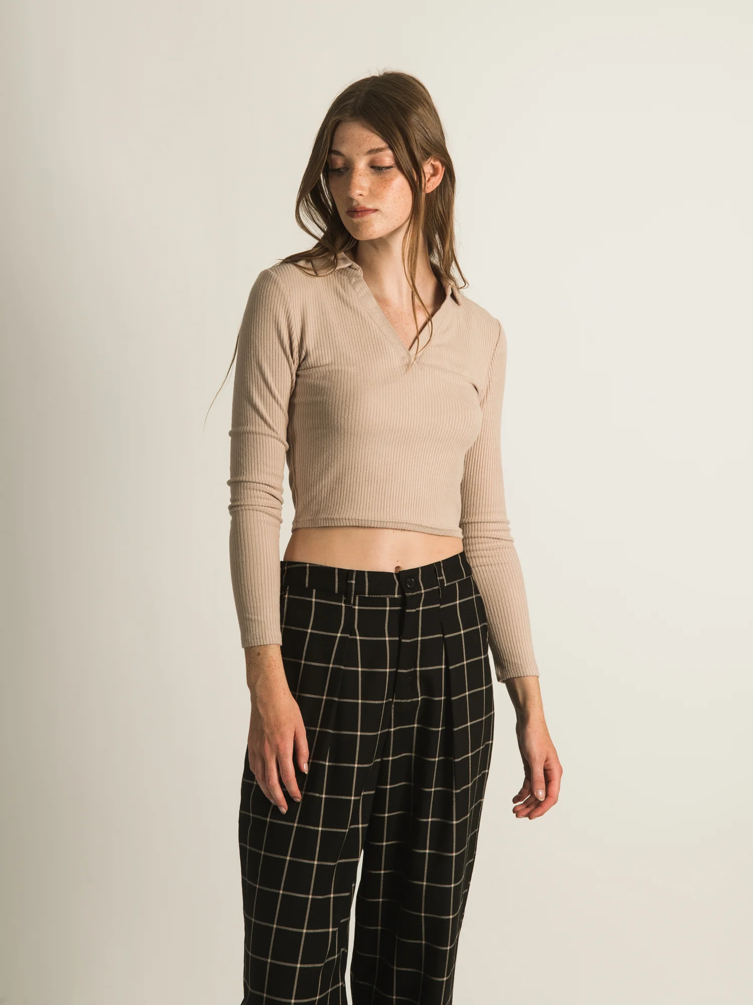 HARLOW NAOMI NOTCH POLO - CLEARANCE