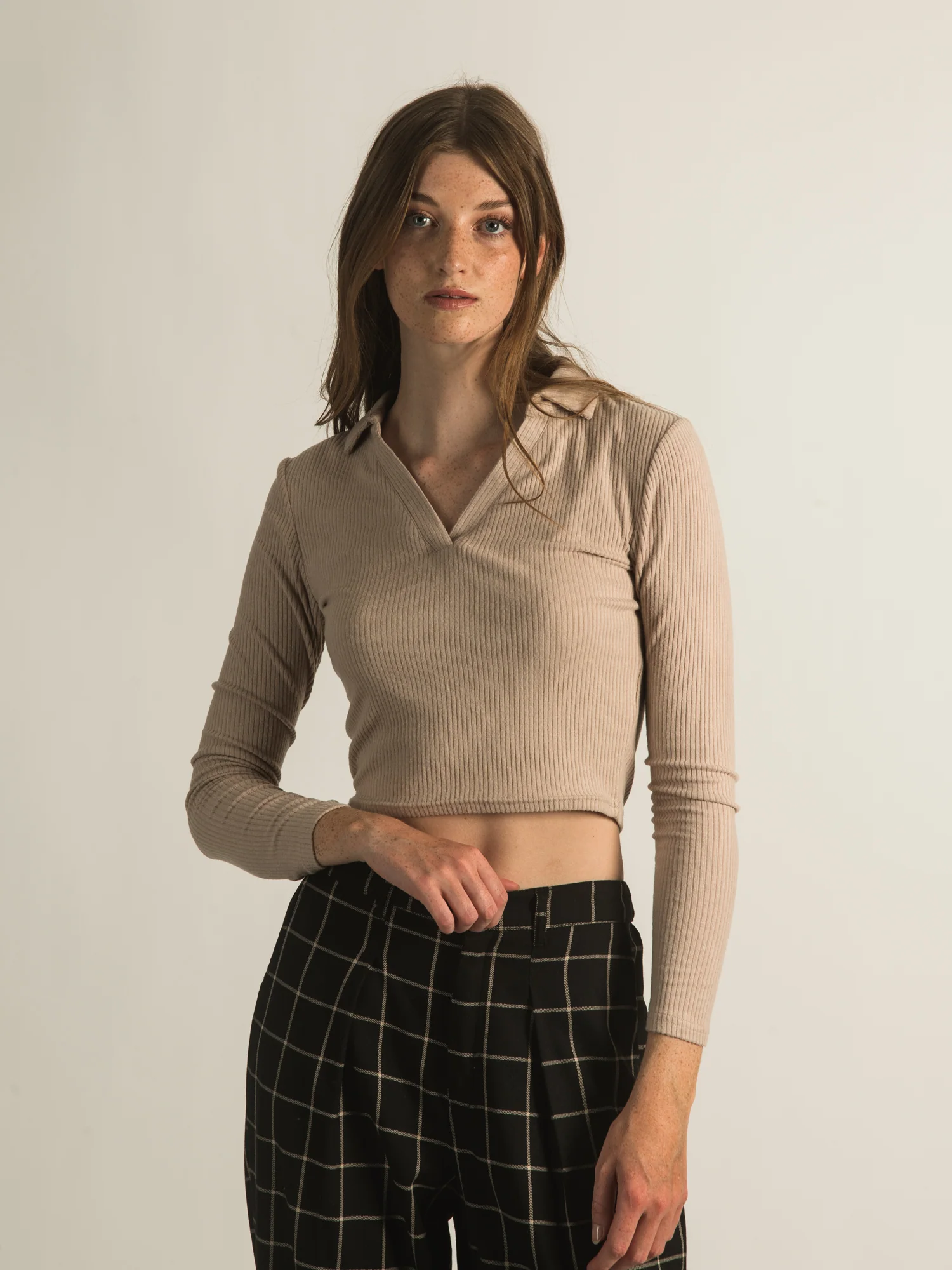 HARLOW NAOMI NOTCH POLO - CLEARANCE - Image 2