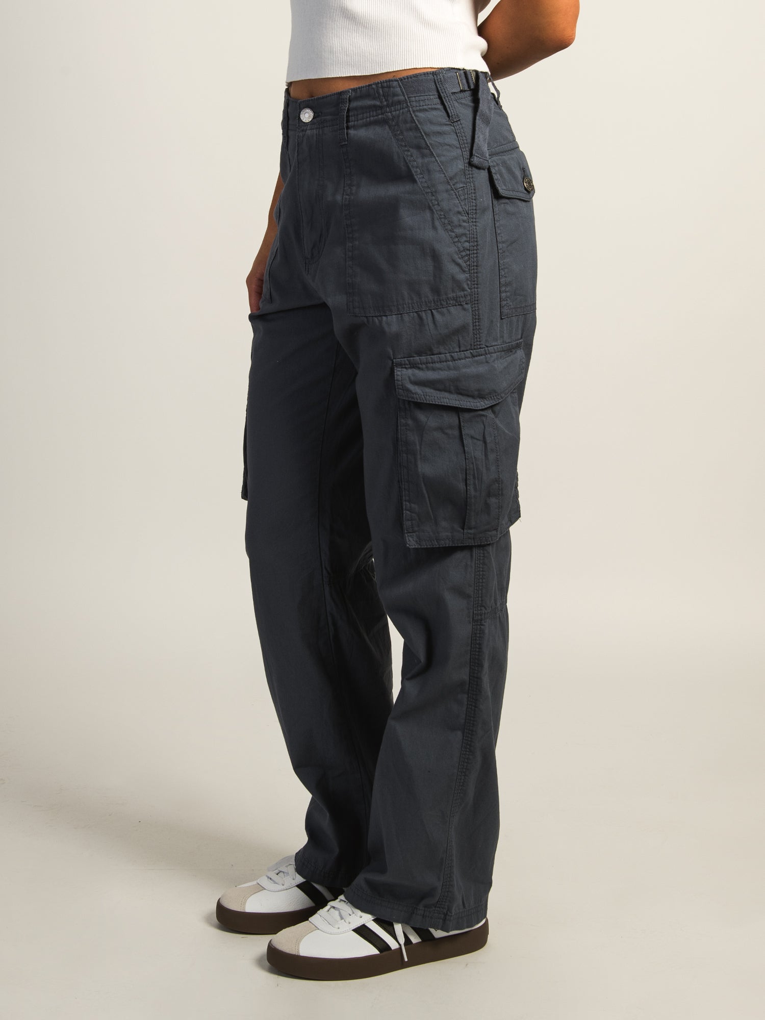 HARLOW PAIGE CARGO PANT - INDIGO - Image 4