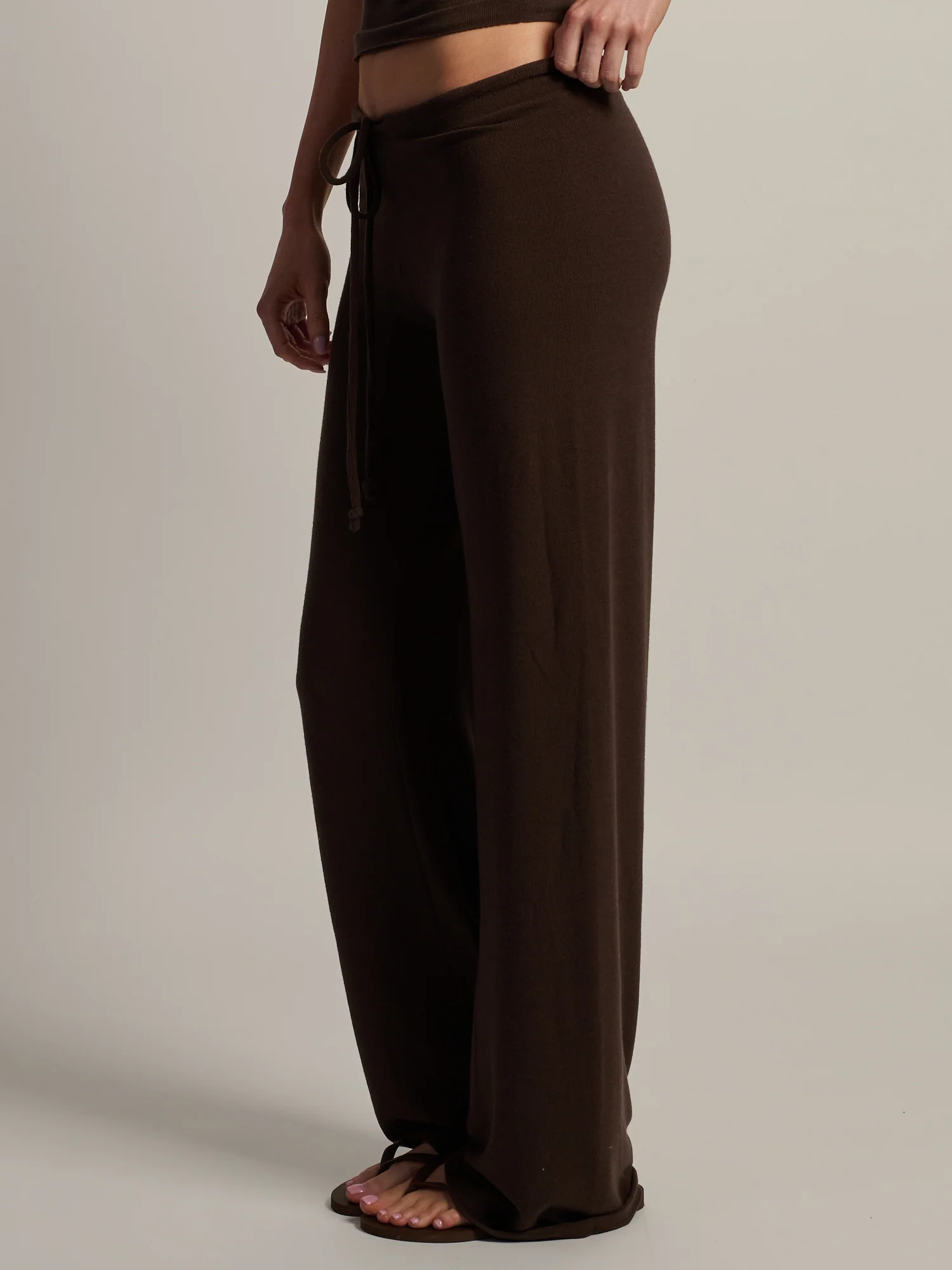 HARLOW PENNY PANT - BROWN - Image 3