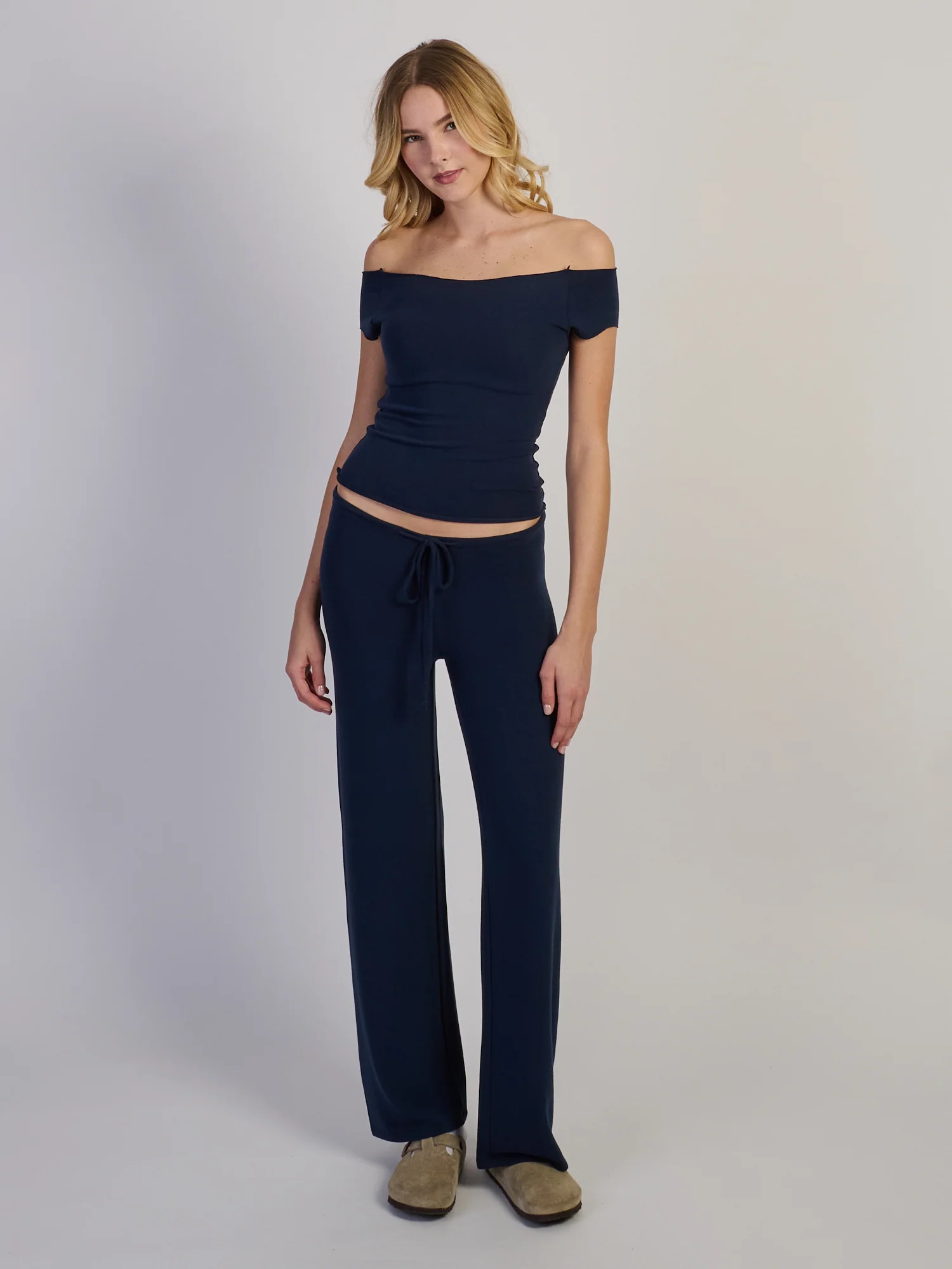HARLOW PENNY PANT - NAVY - Image 2