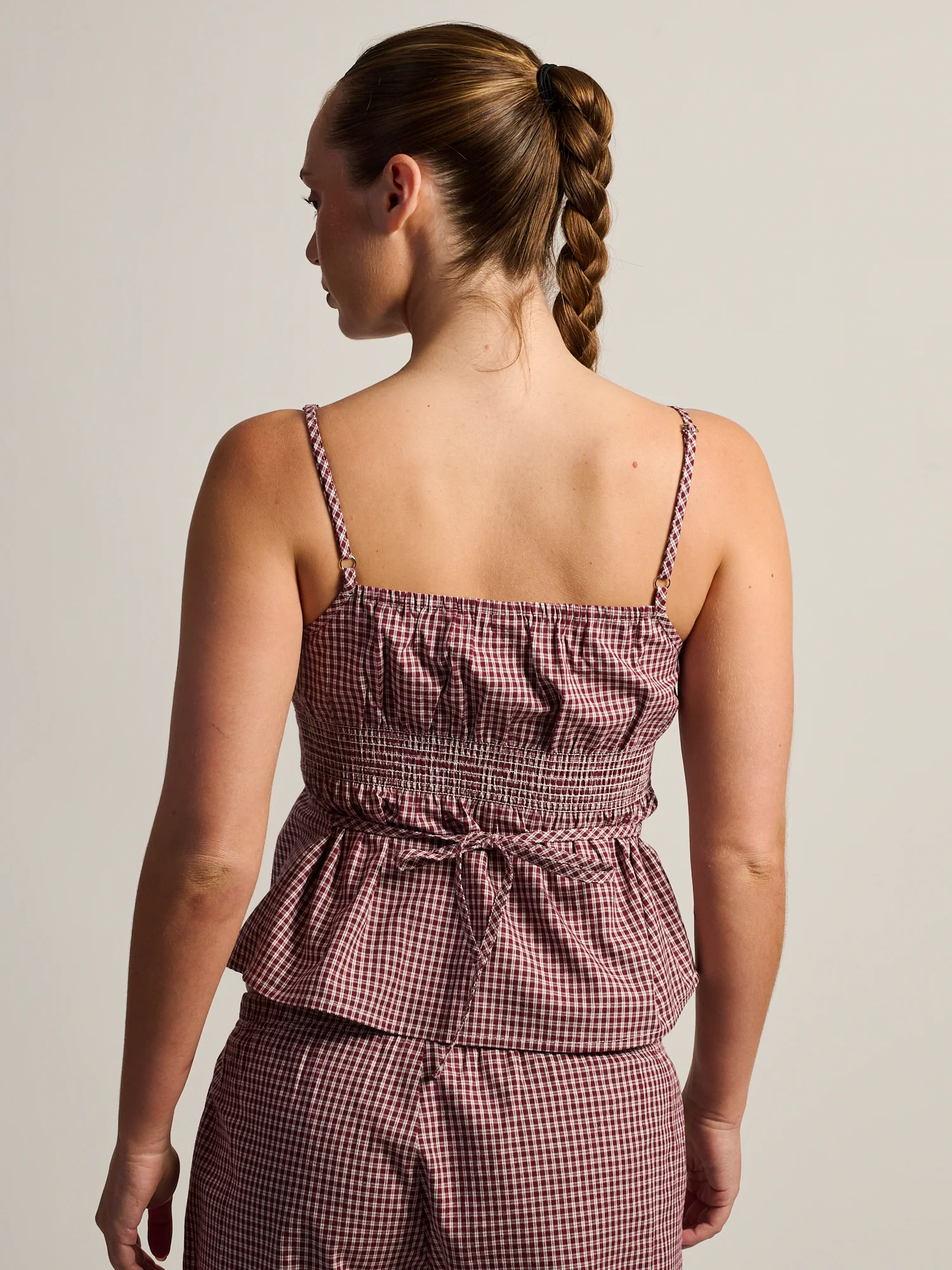 HARLOW POSIE TOP - BURGUNDY - Image 4