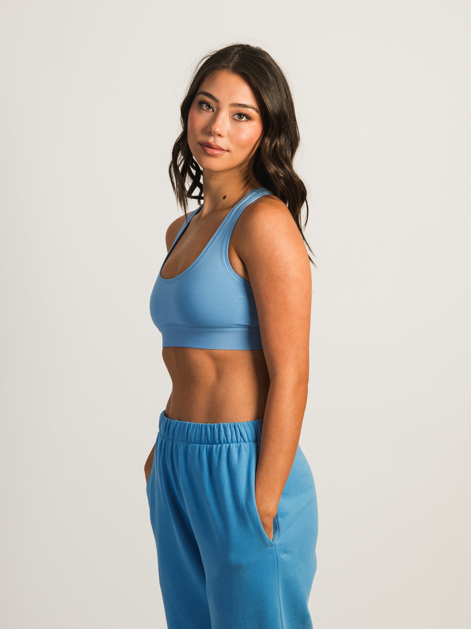 HARLOW RACERBACK BRALETTE - ELECTRIC BLUE - Image 2