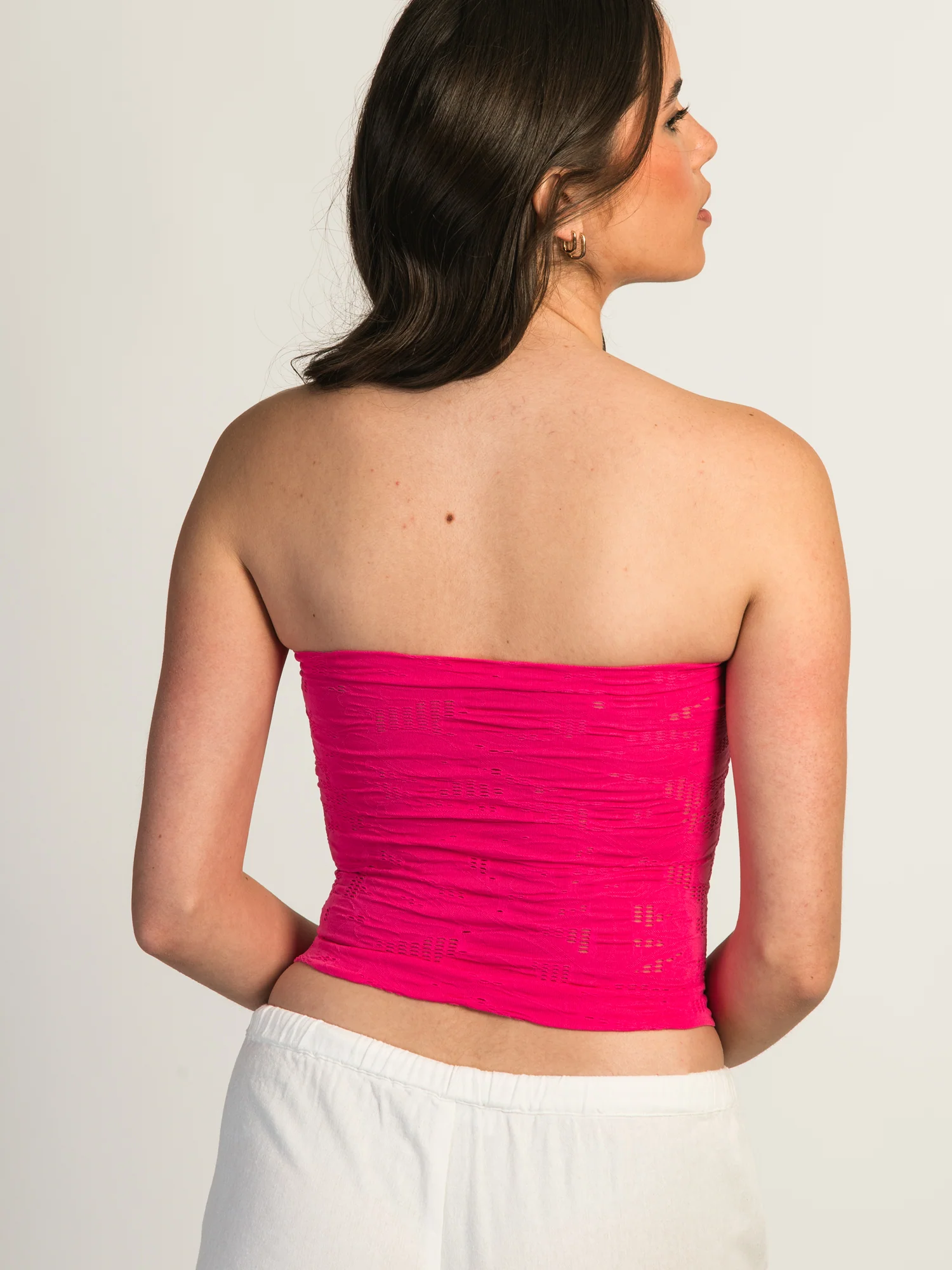 HARLOW SIENNA TUBE TOP - HOT PINK - Image 5