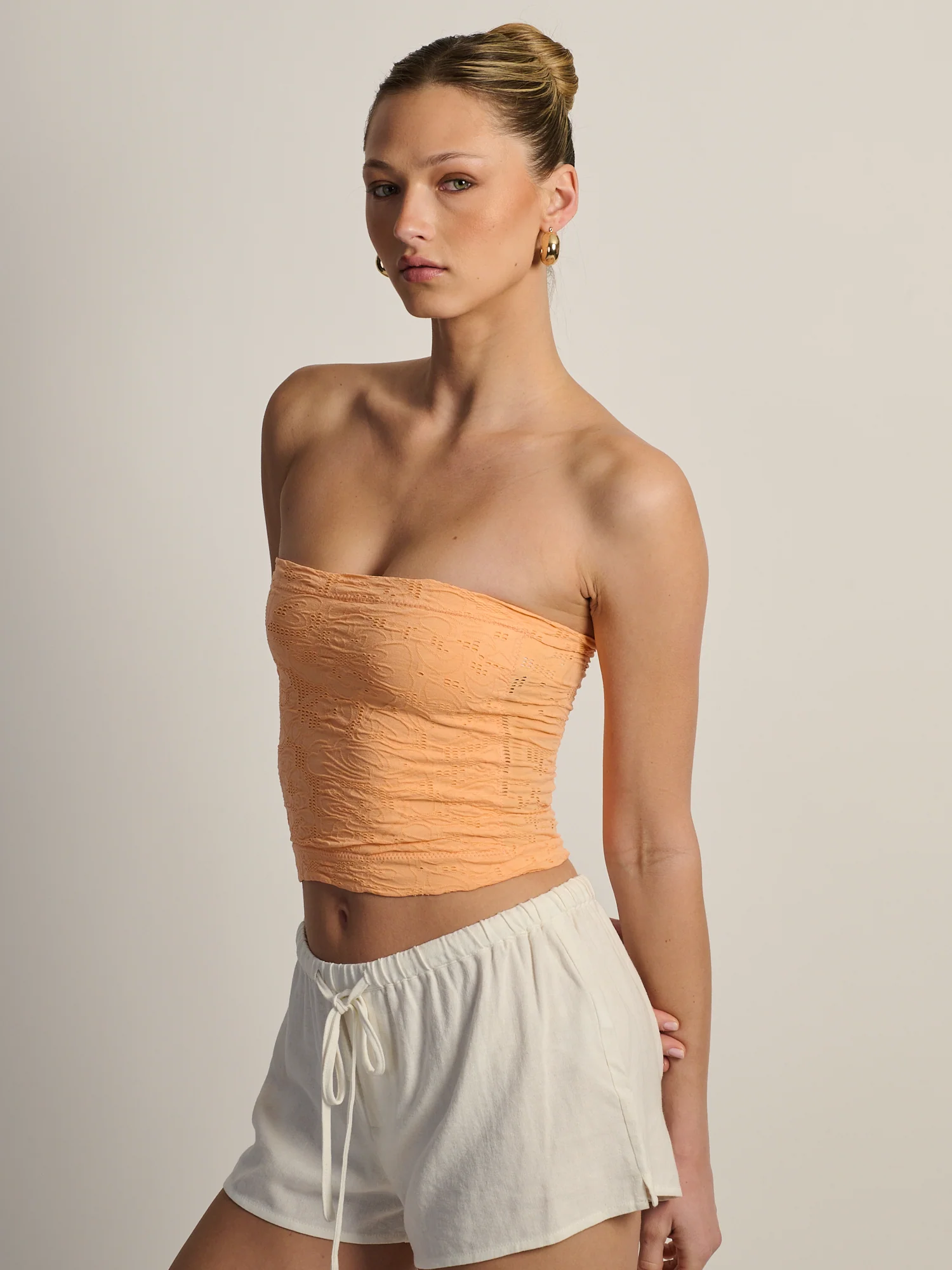 HARLOW SIENNA TUBE TOP - PEACH - Image 3