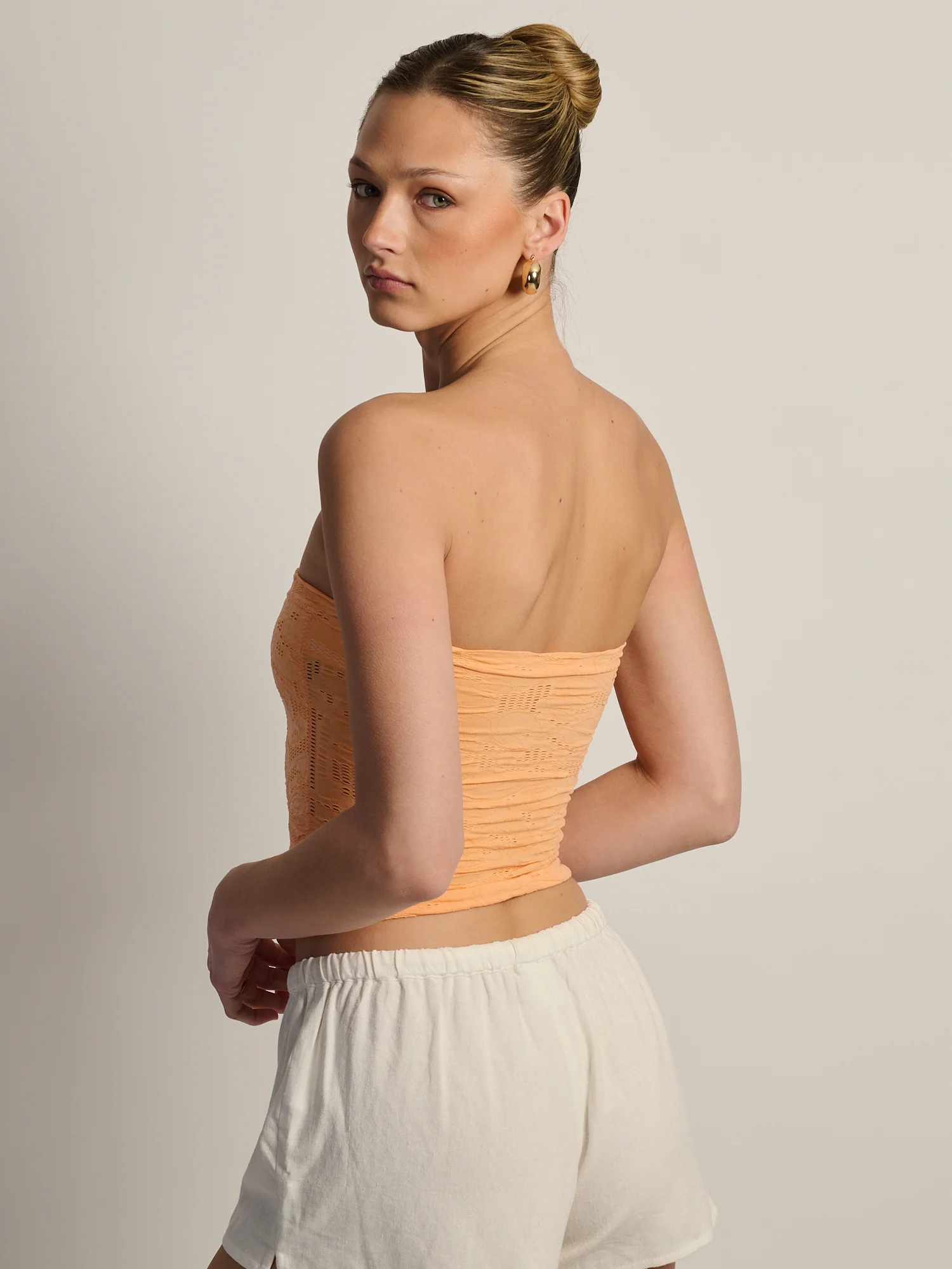 HARLOW SIENNA TUBE TOP - PEACH - Image 4