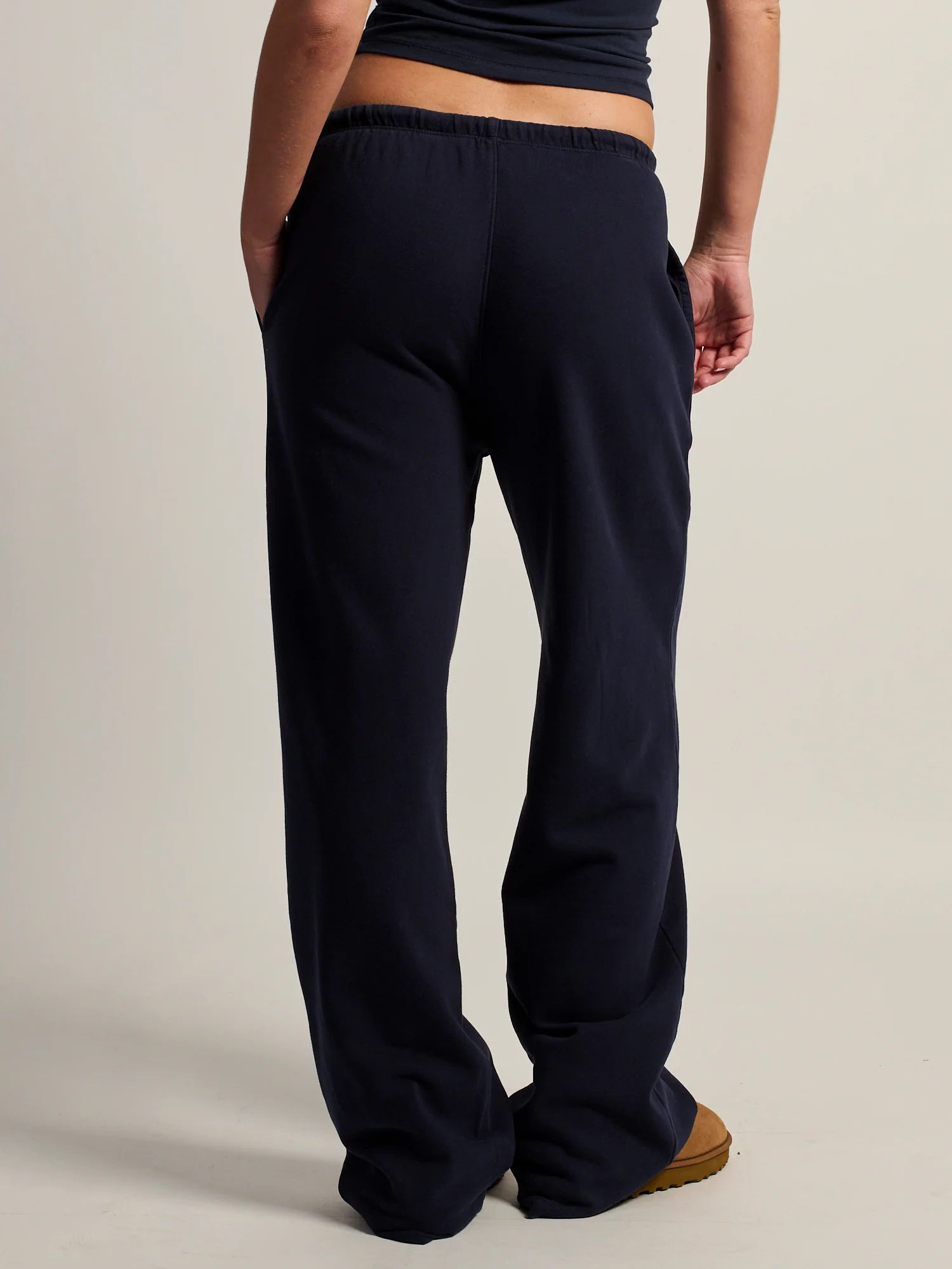 HARLOW STELLA STRAIGHT LEG SWEATPANT - NAVY - Image 4
