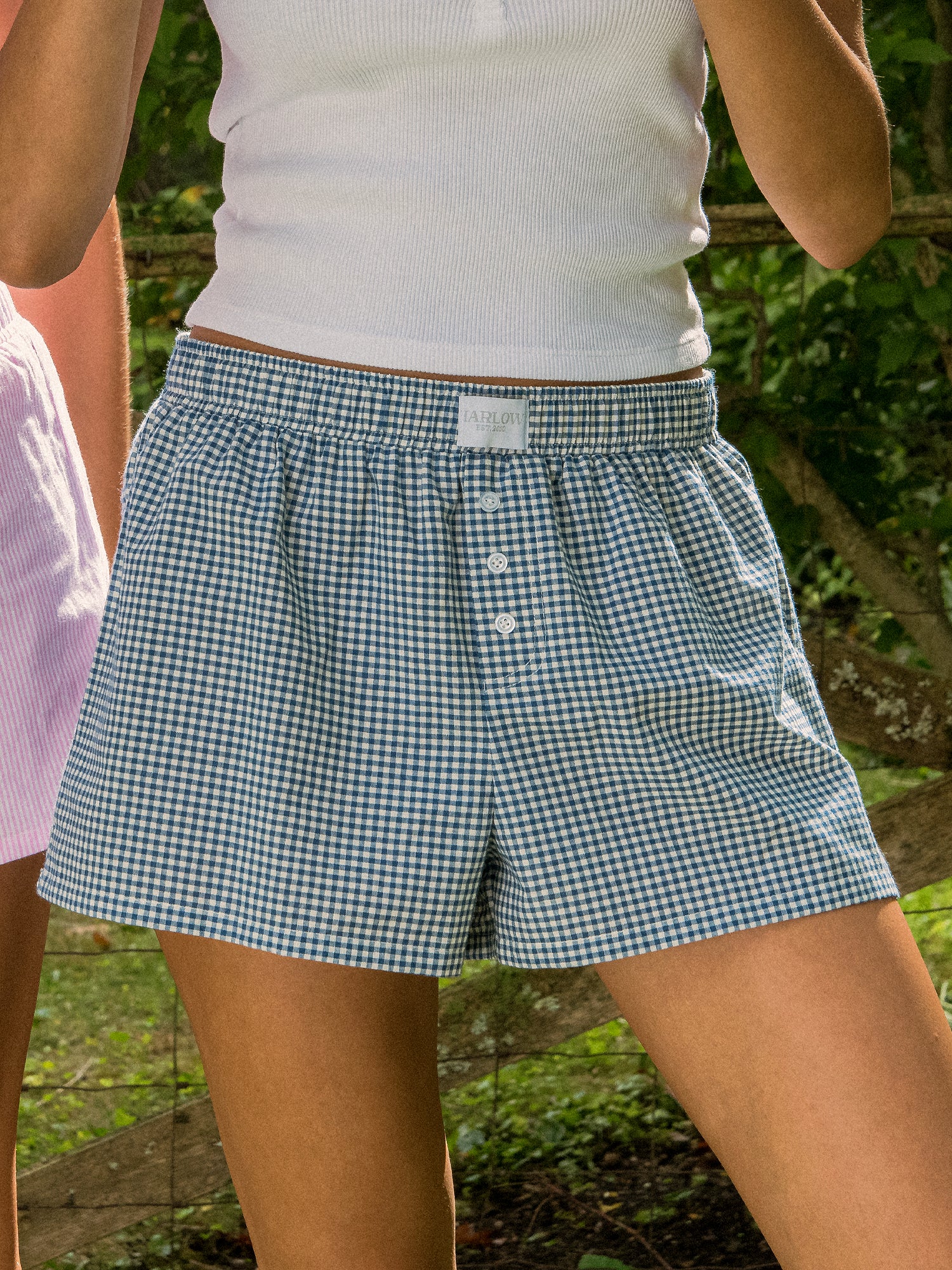HARLOW TAYLOR BOXER SHORT - NAVY/WHITE - Image 6