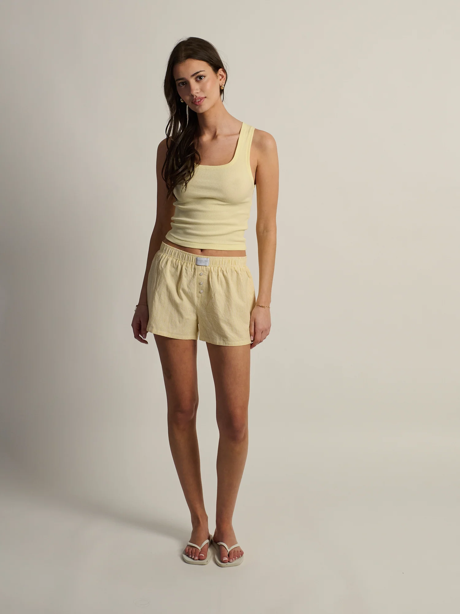 HARLOW TAYLOR BOXER SHORT - YELLOW - Image 2