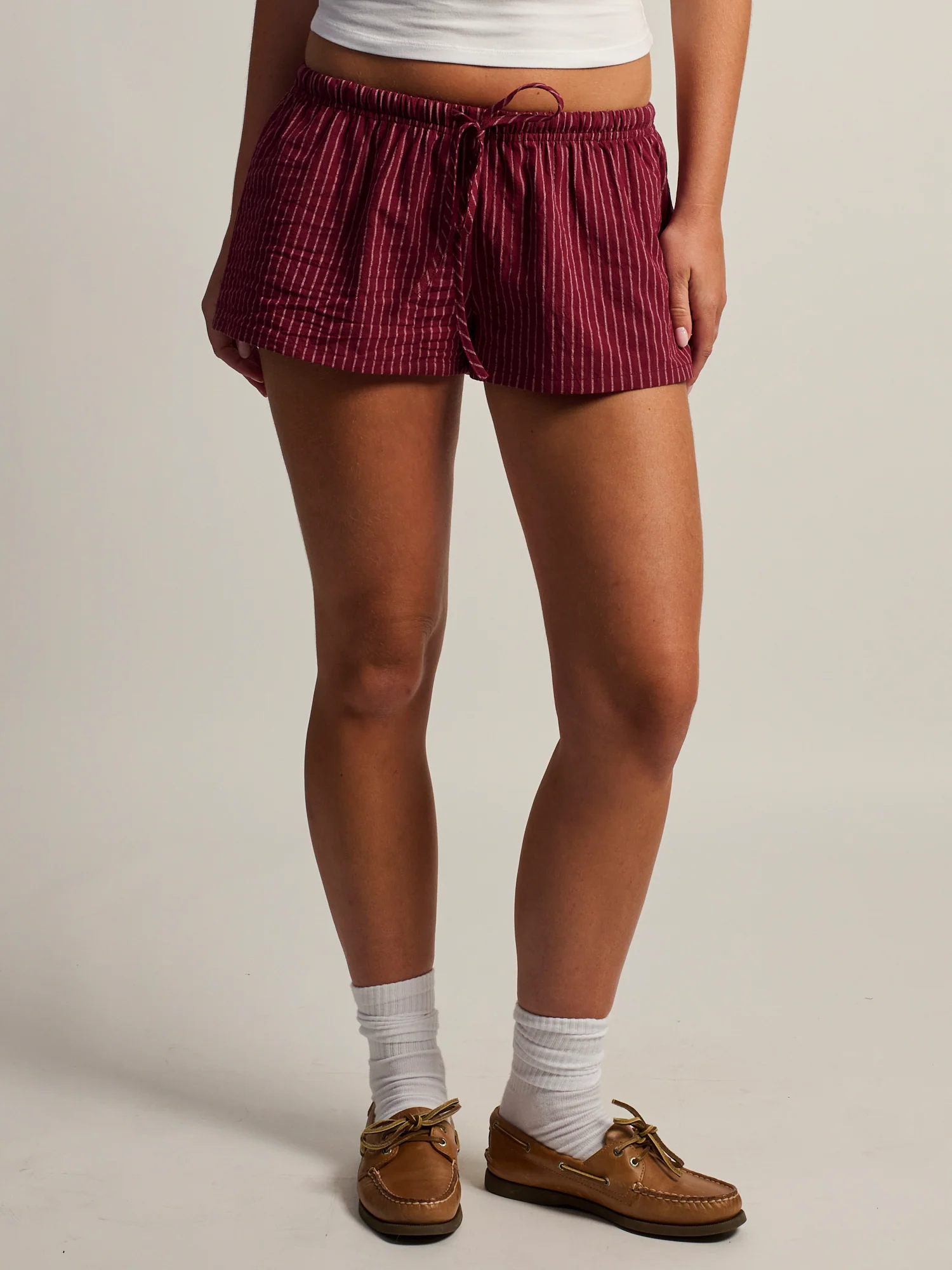 HARLOW TOMMY BOXER SHORT - BURGUNDY