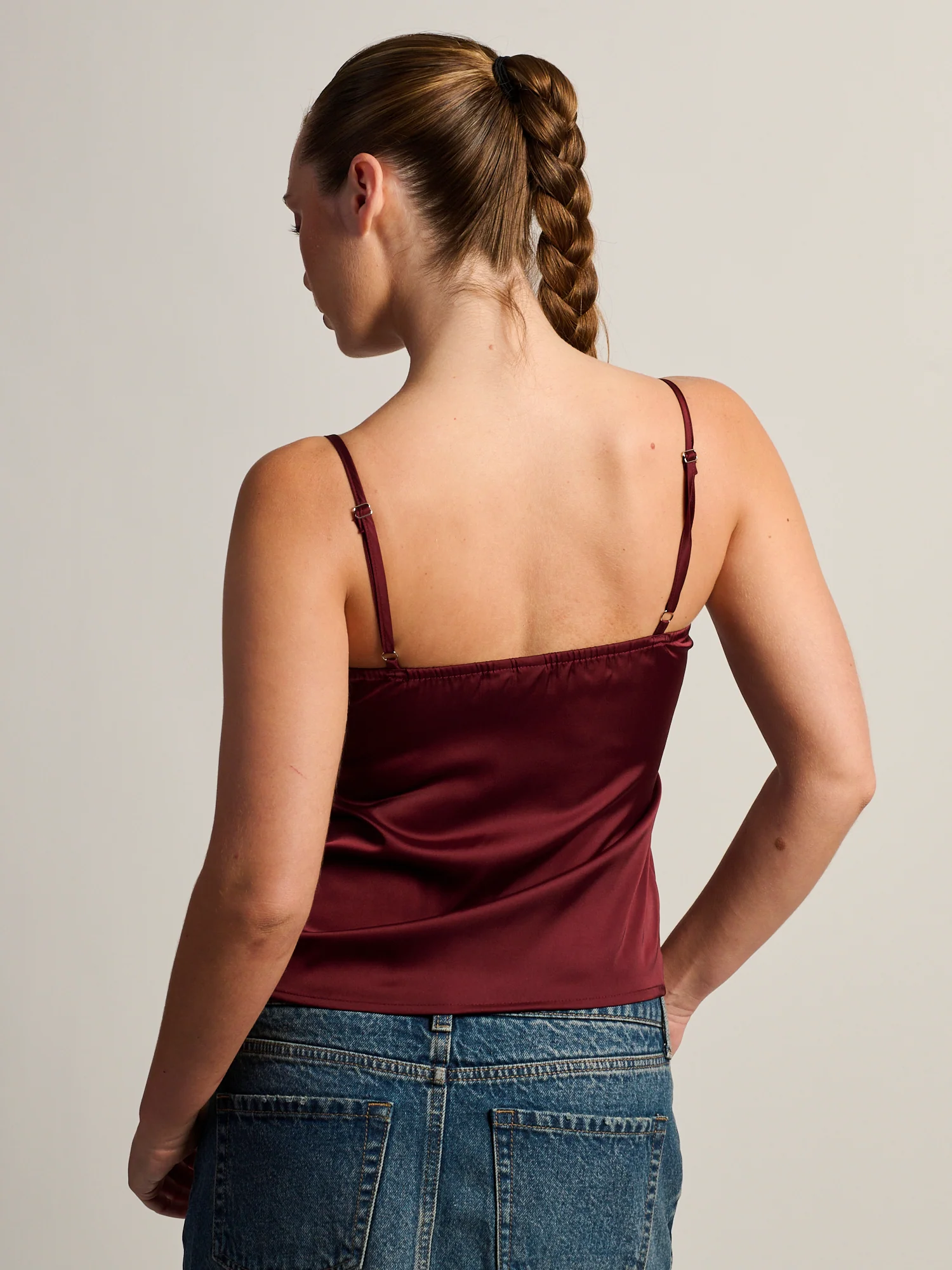 HARLOW YVONNE TANK -BURGUNDY - Image 4