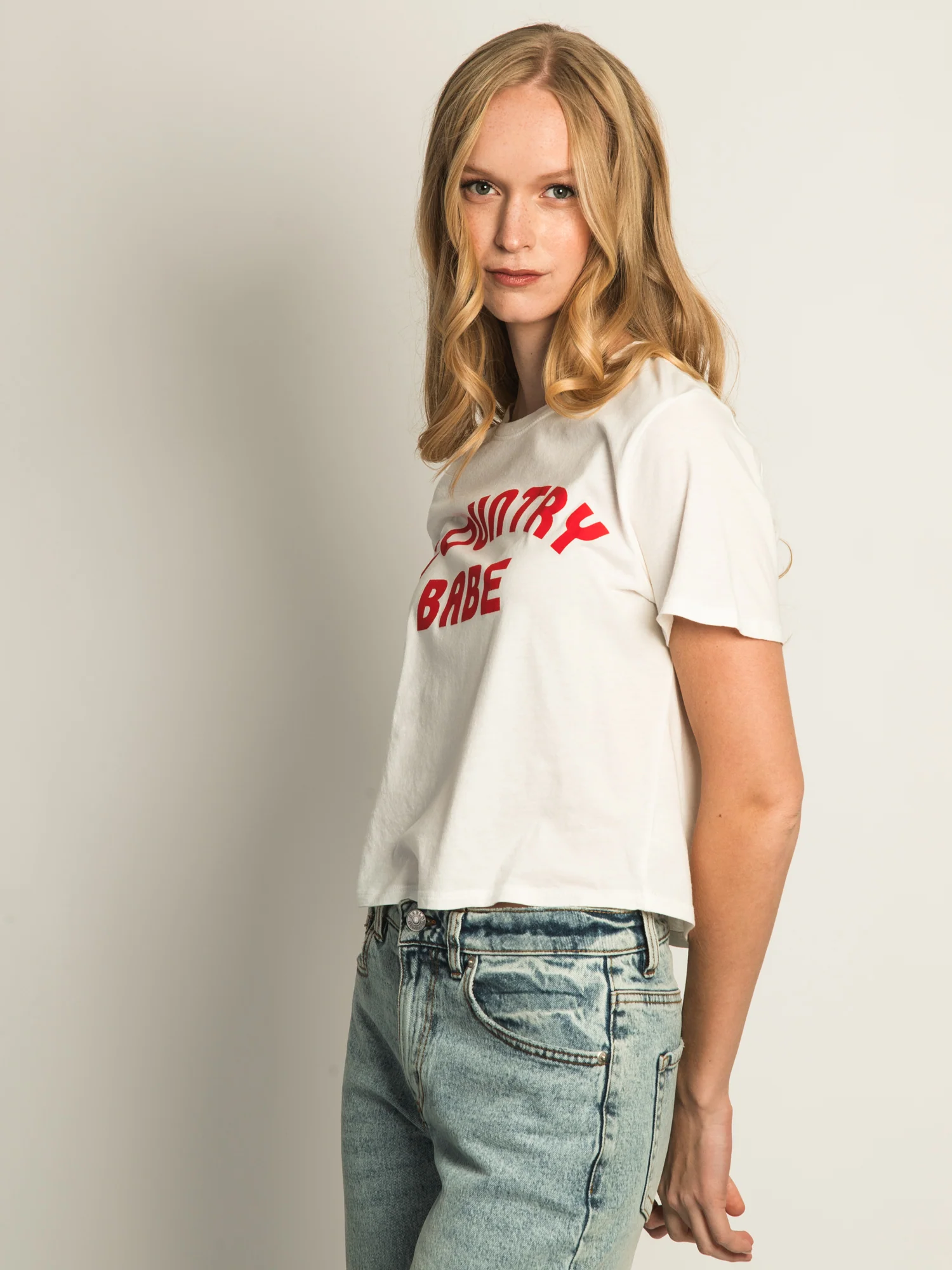JUNK FOOD CLOTHING COUNTRY BABE T-SHIRT - Image 4