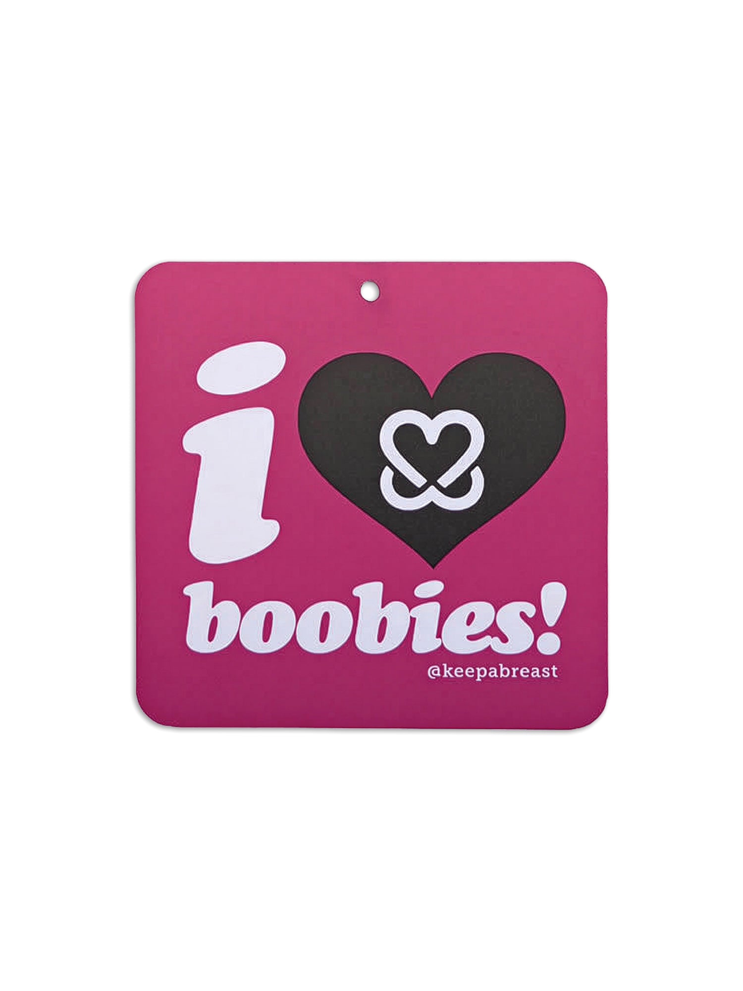 KEEP A BREAST FRESHIE TWO TONE - WHITE/FUSCHIA - Image 3