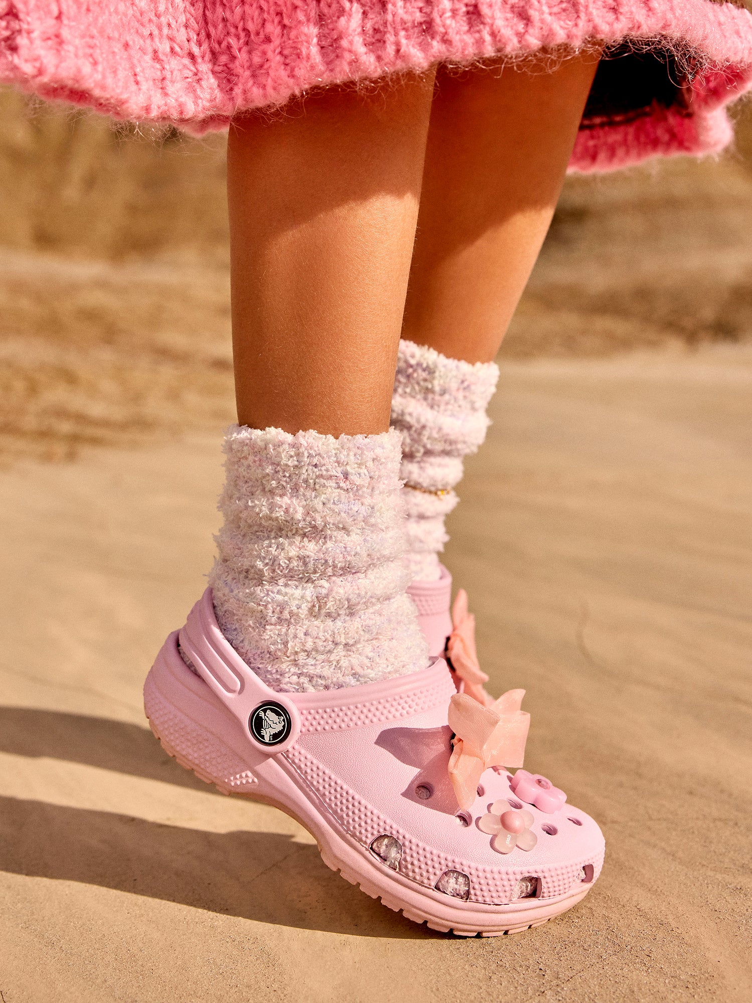 KIDS CROCS CLASSIC CLOG - PINK MILK - Image 8