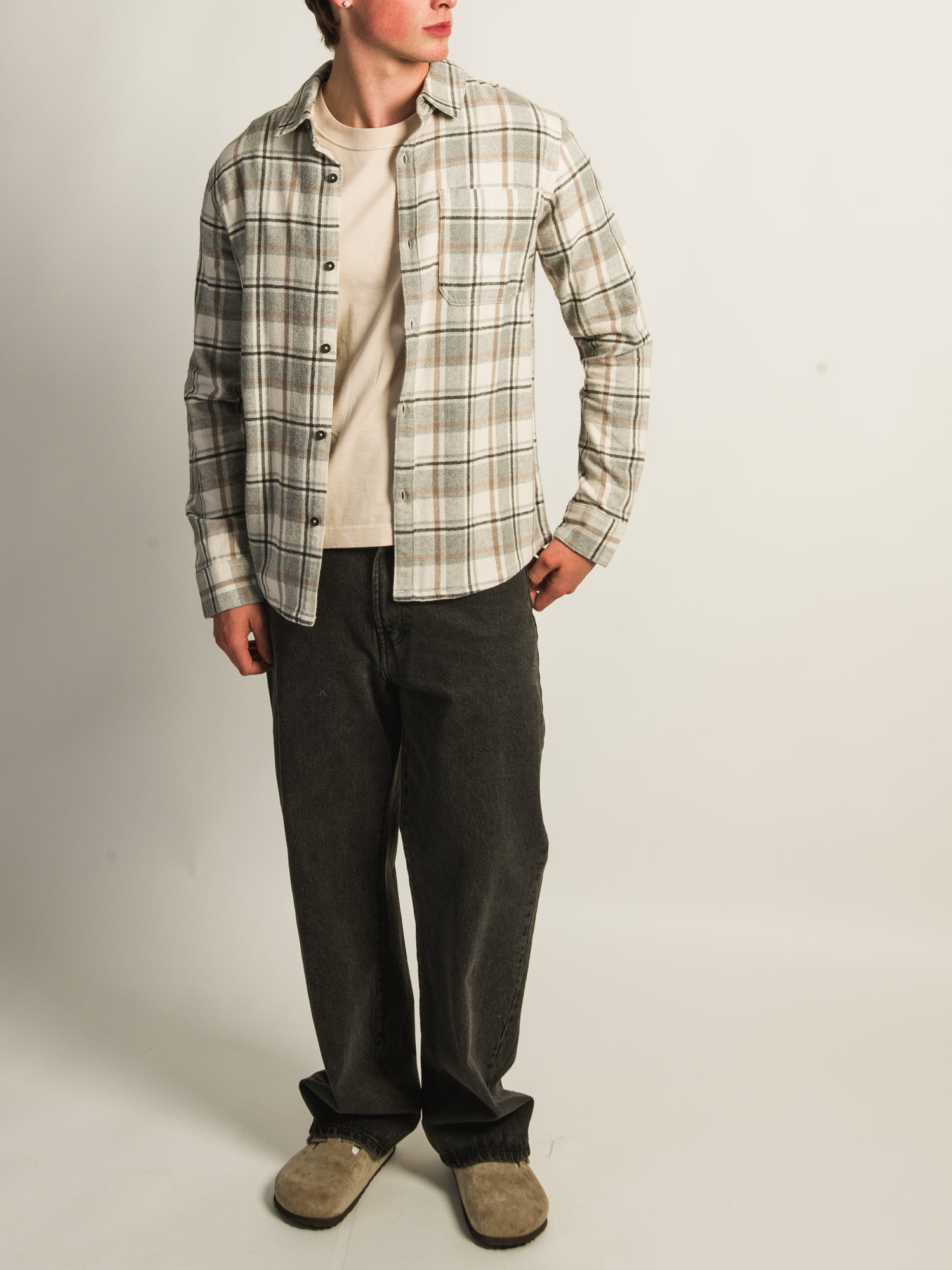 KOLBY 90S FLANNEL - CREAM - Image 2