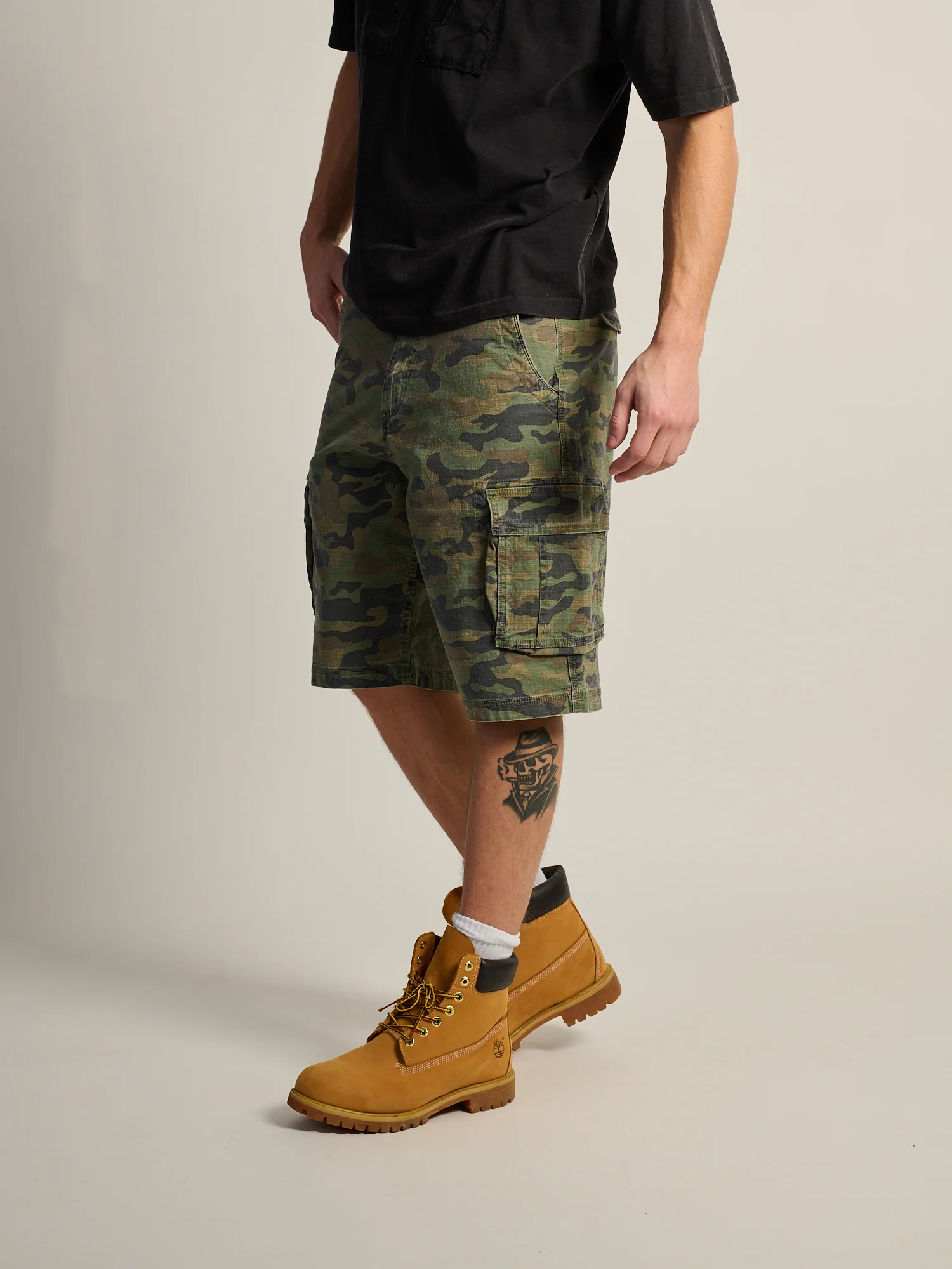 KOLBY BAGGY CARGO SHORT - CAMO - Image 4