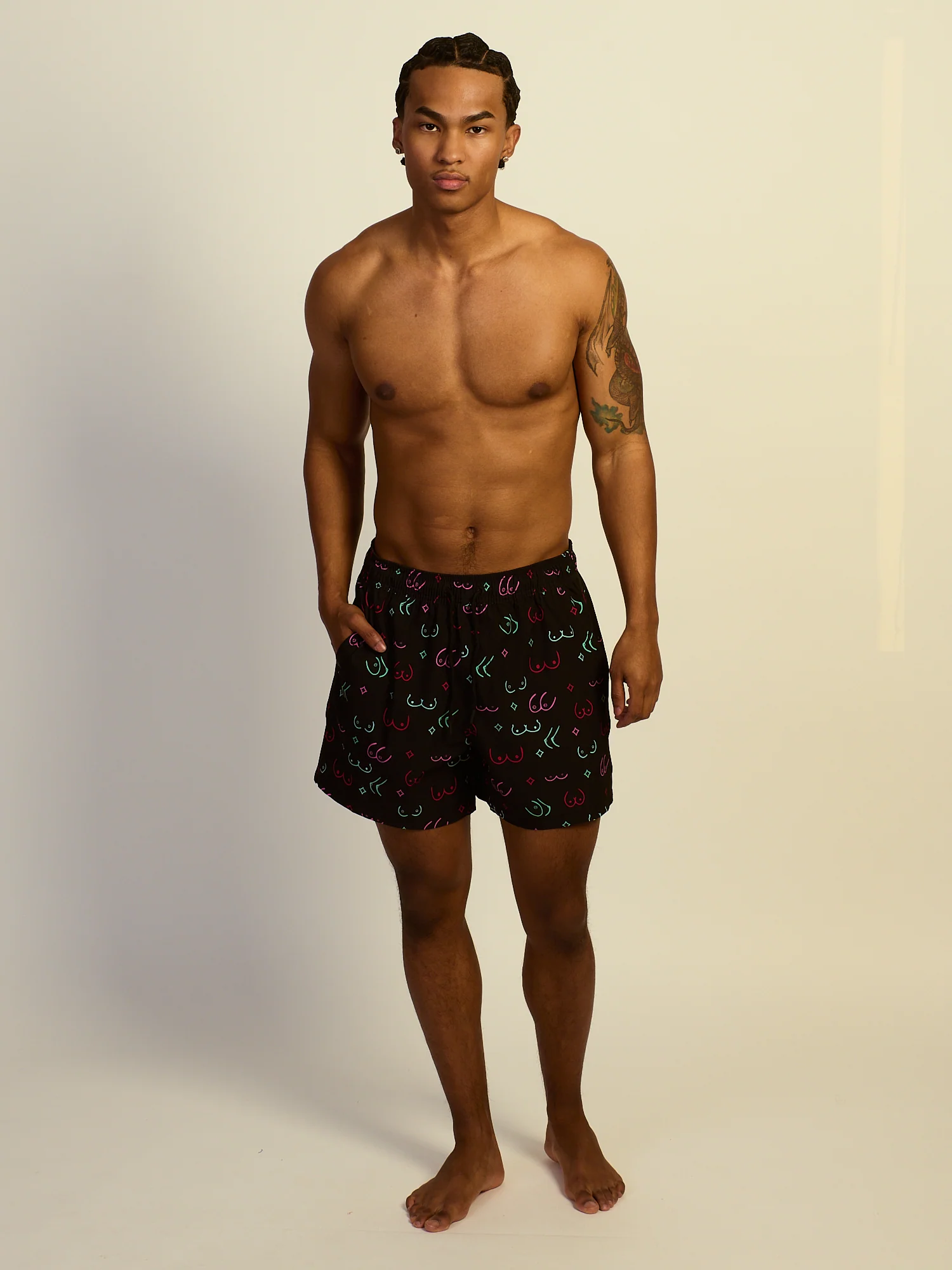 KOLBY SWIM BOOBIES 5in STRETCH SWIM SHORT - Image 2