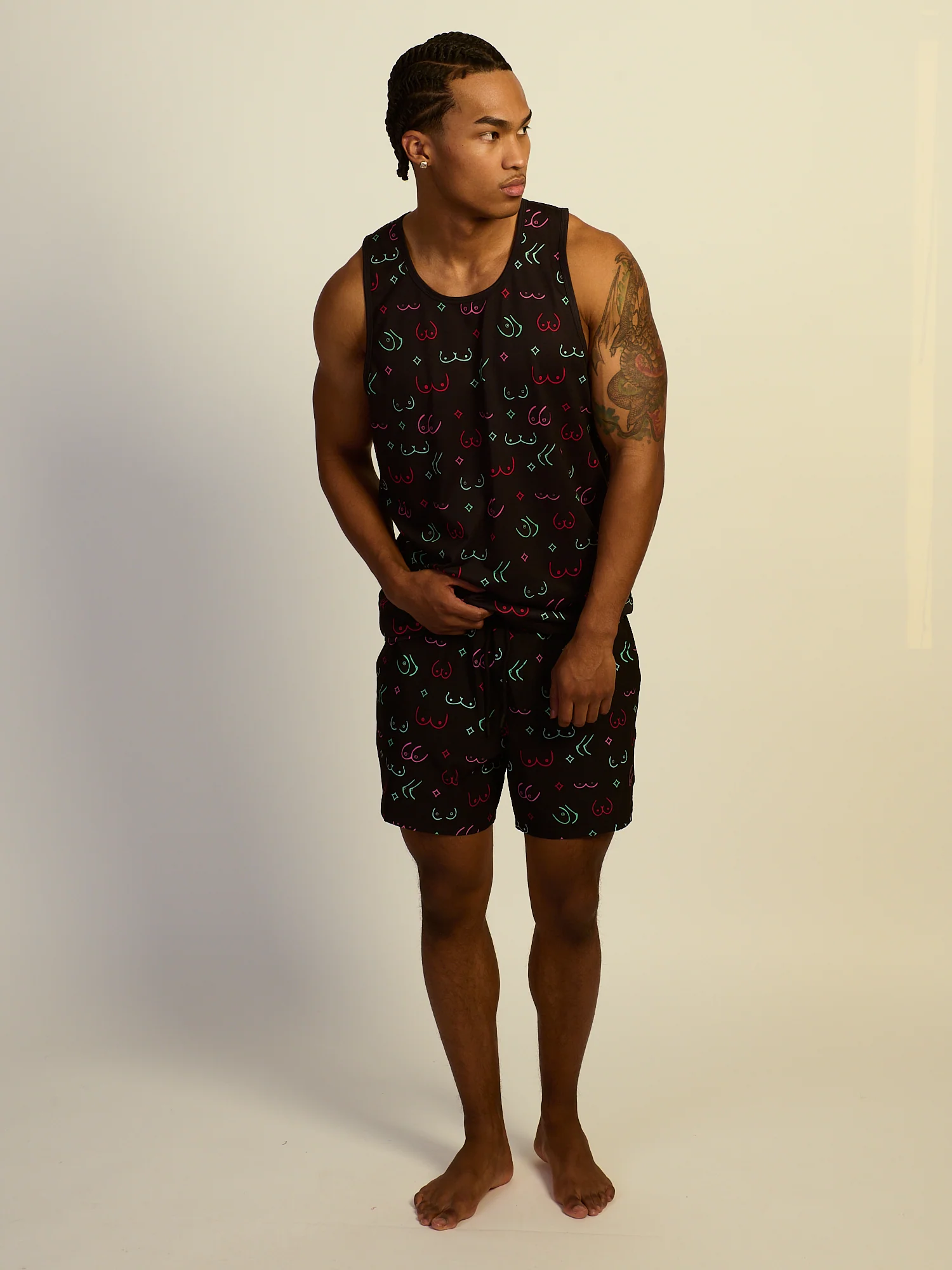 KOLBY SWIM BOOBIES 5in STRETCH SWIM SHORT - Image 5