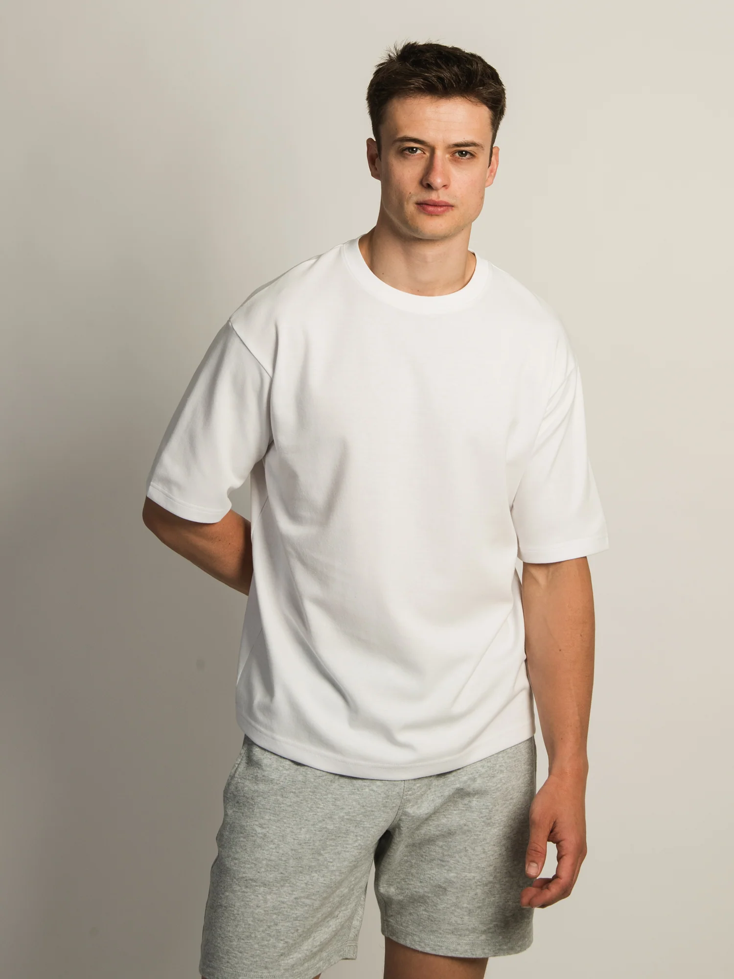 KOLBY KEEP COOL BOXY FIT TEE- WHITE
