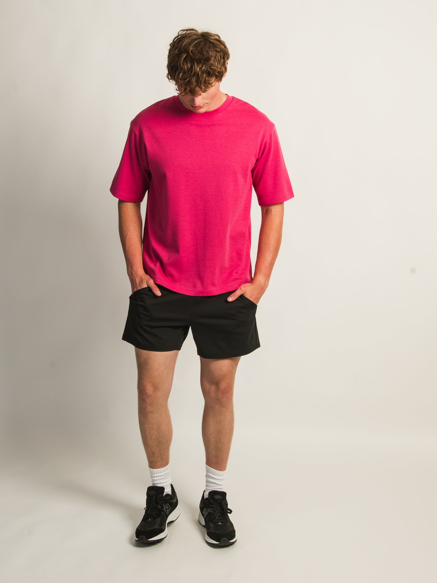 KOLBY KEEP COOL BOXY FIT TEE- BERRY - Image 2