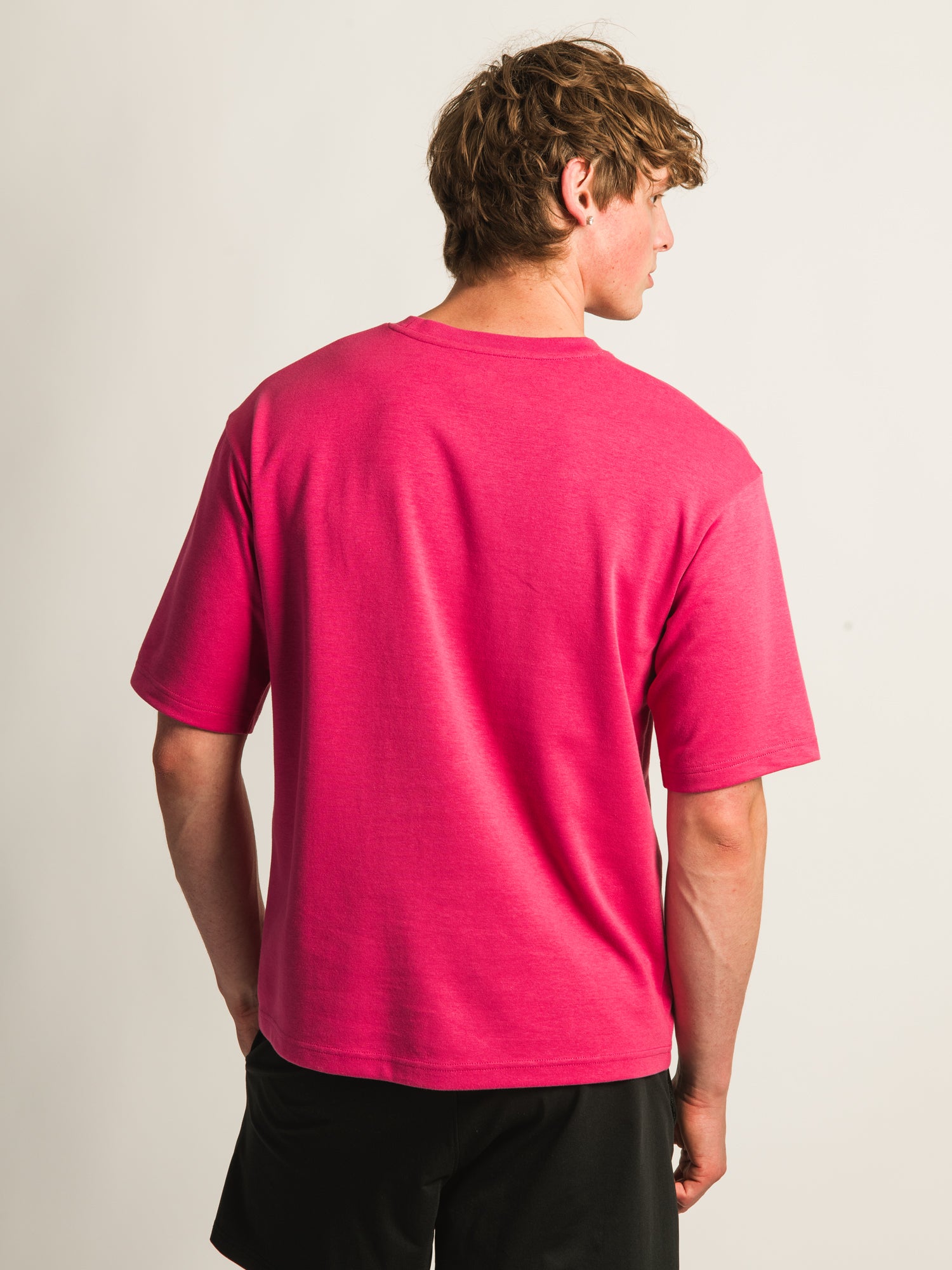 KOLBY KEEP COOL BOXY FIT TEE- BERRY - Image 5