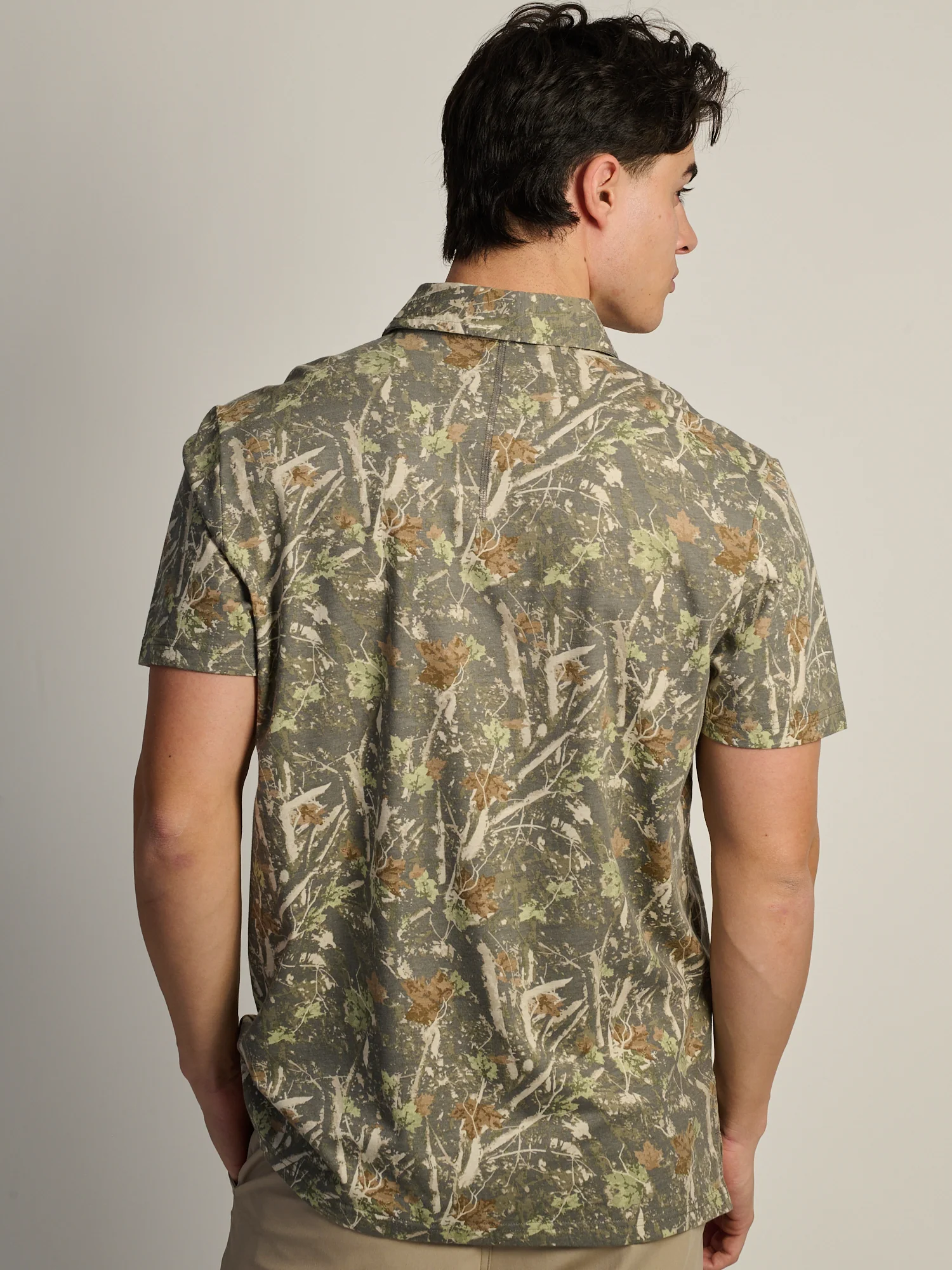 KOLBY KEEP COOL LIGHTWEIGHT POLO - CAMO - Image 4