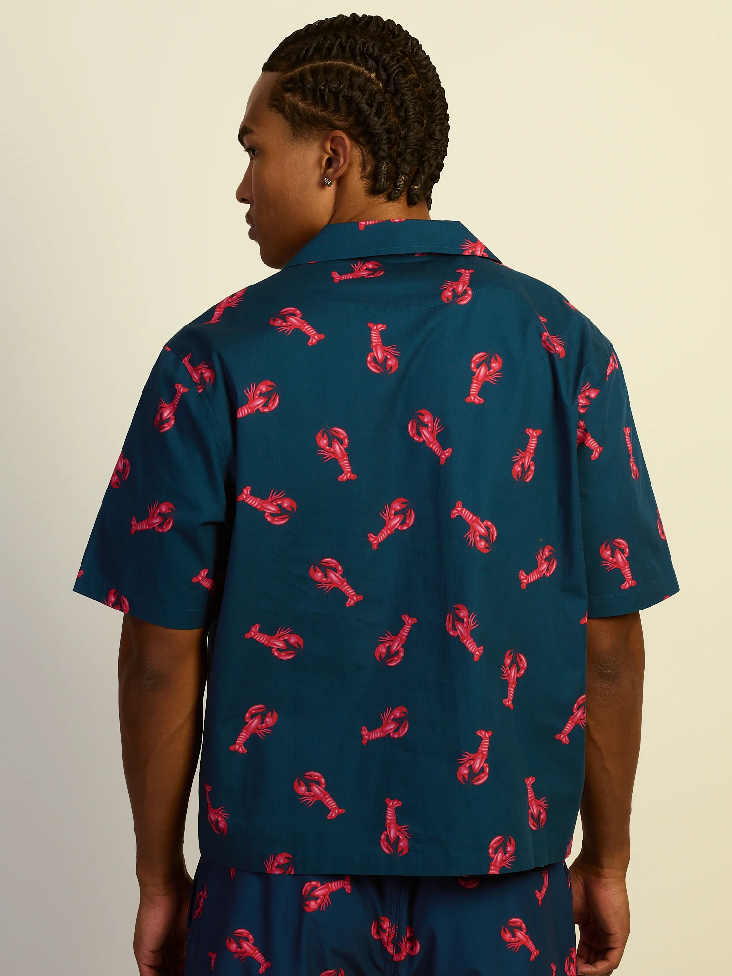 KOLBY SWIM LOBSTER SC WOVEN SHIRT - NAVY - Image 4