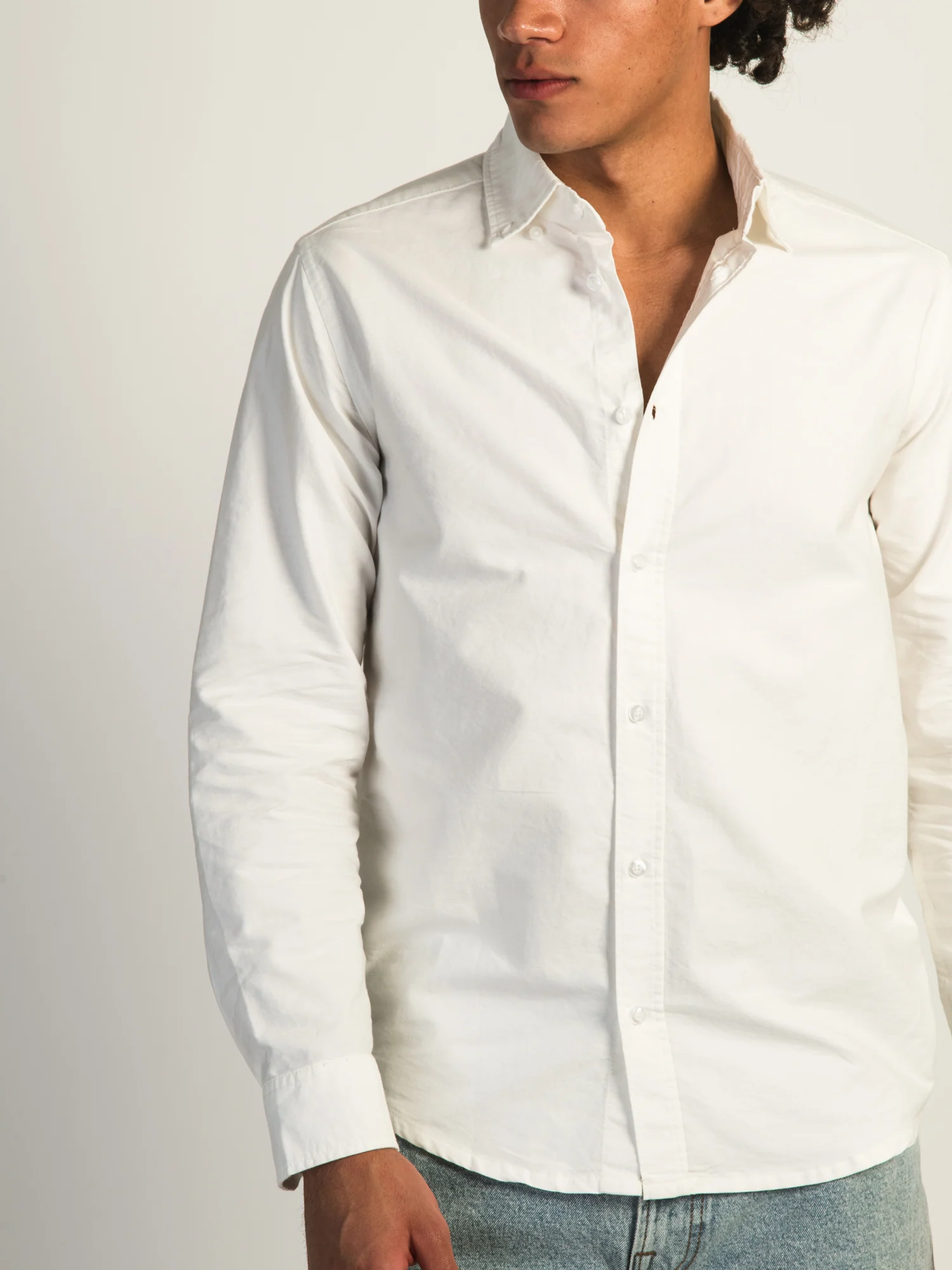 KOLBY OXFORD SHIRT - WHITE - Image 2