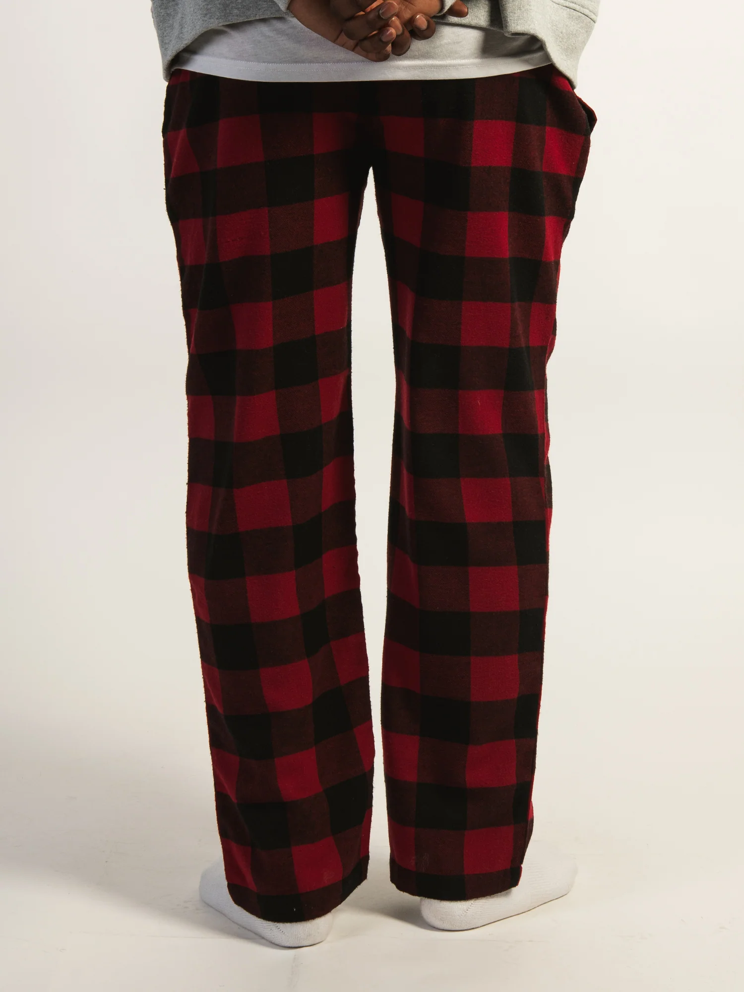 KOLBY PLAID PANT - RED - Image 4