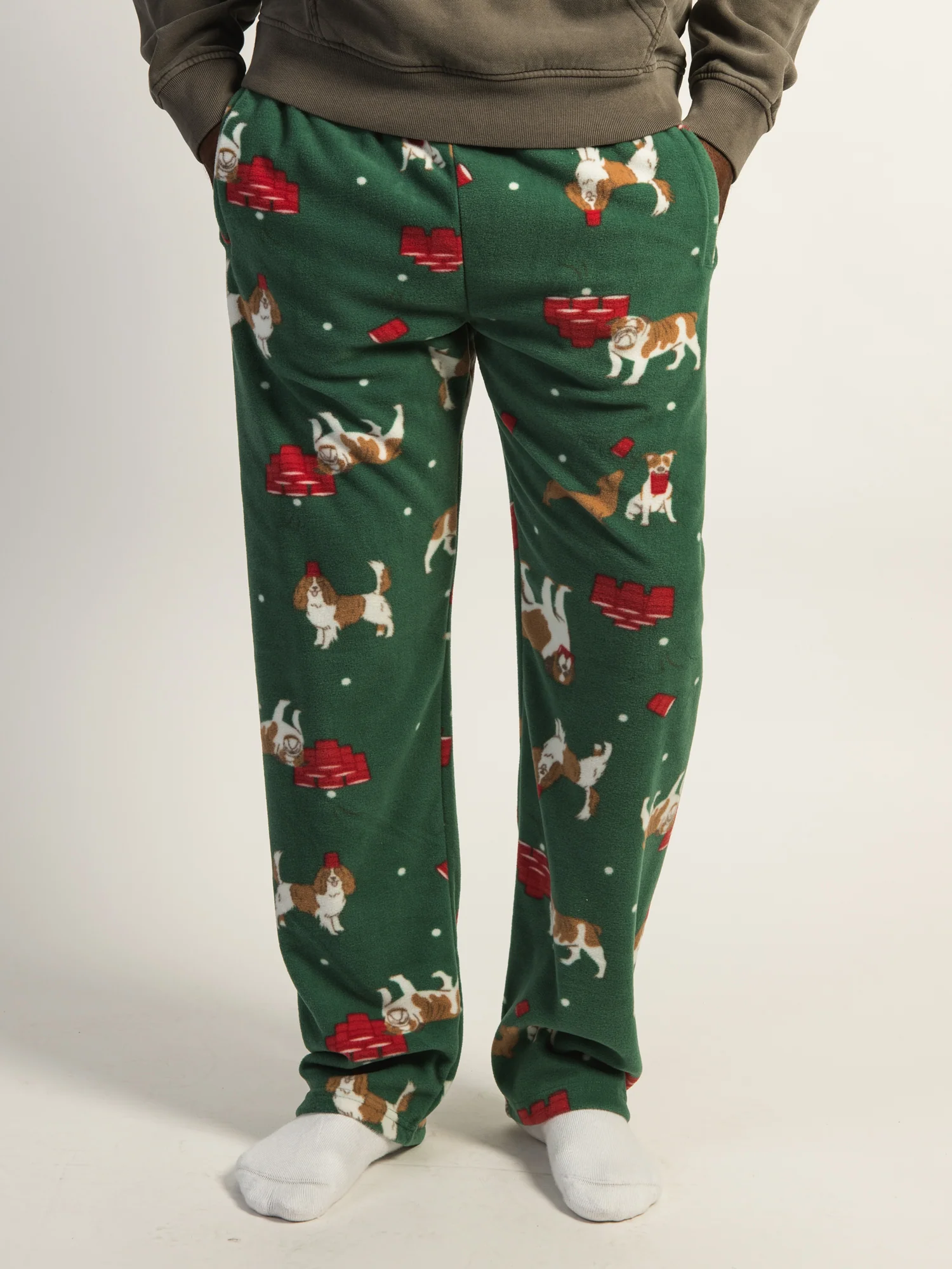 KOLBY PRINTED POLAR PANT - PINE