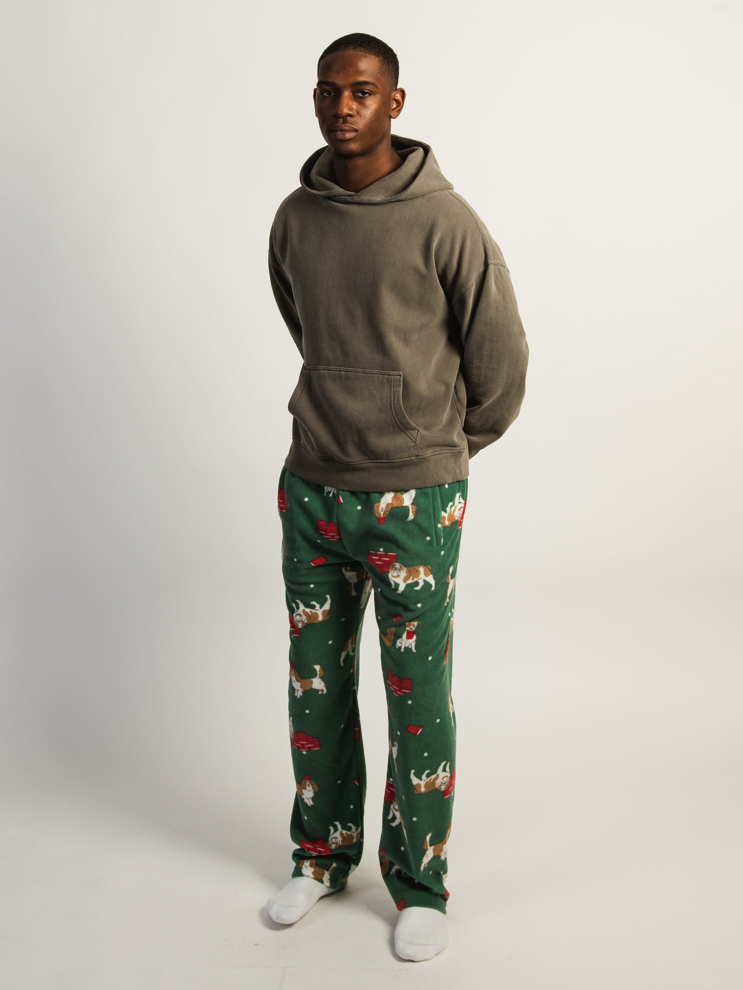 KOLBY PRINTED POLAR PANT - PINE - Image 2