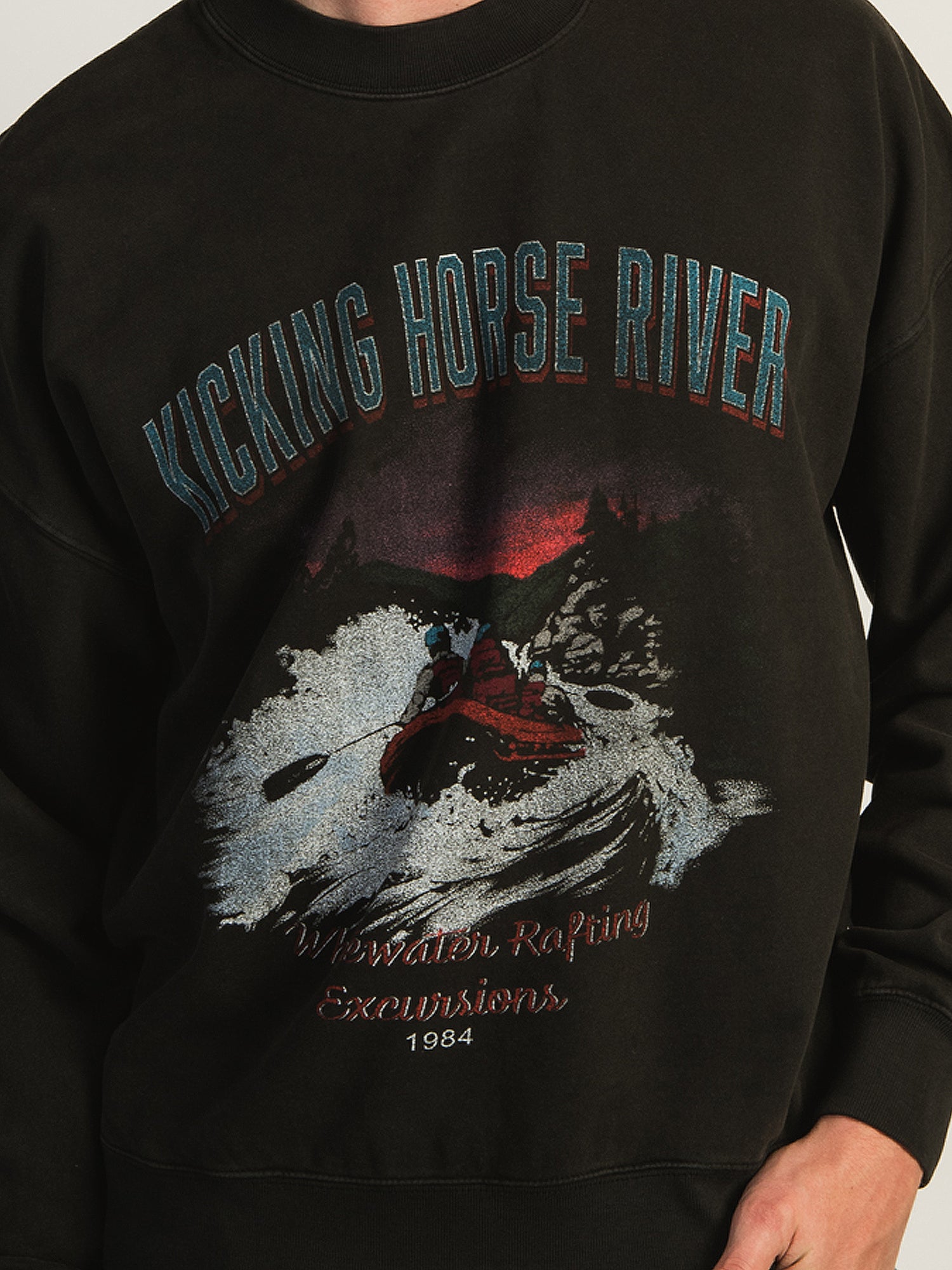 KOLBY RELAXED FIT GRAPHIC CREW - KICKING HORSE RIVER - Image 2