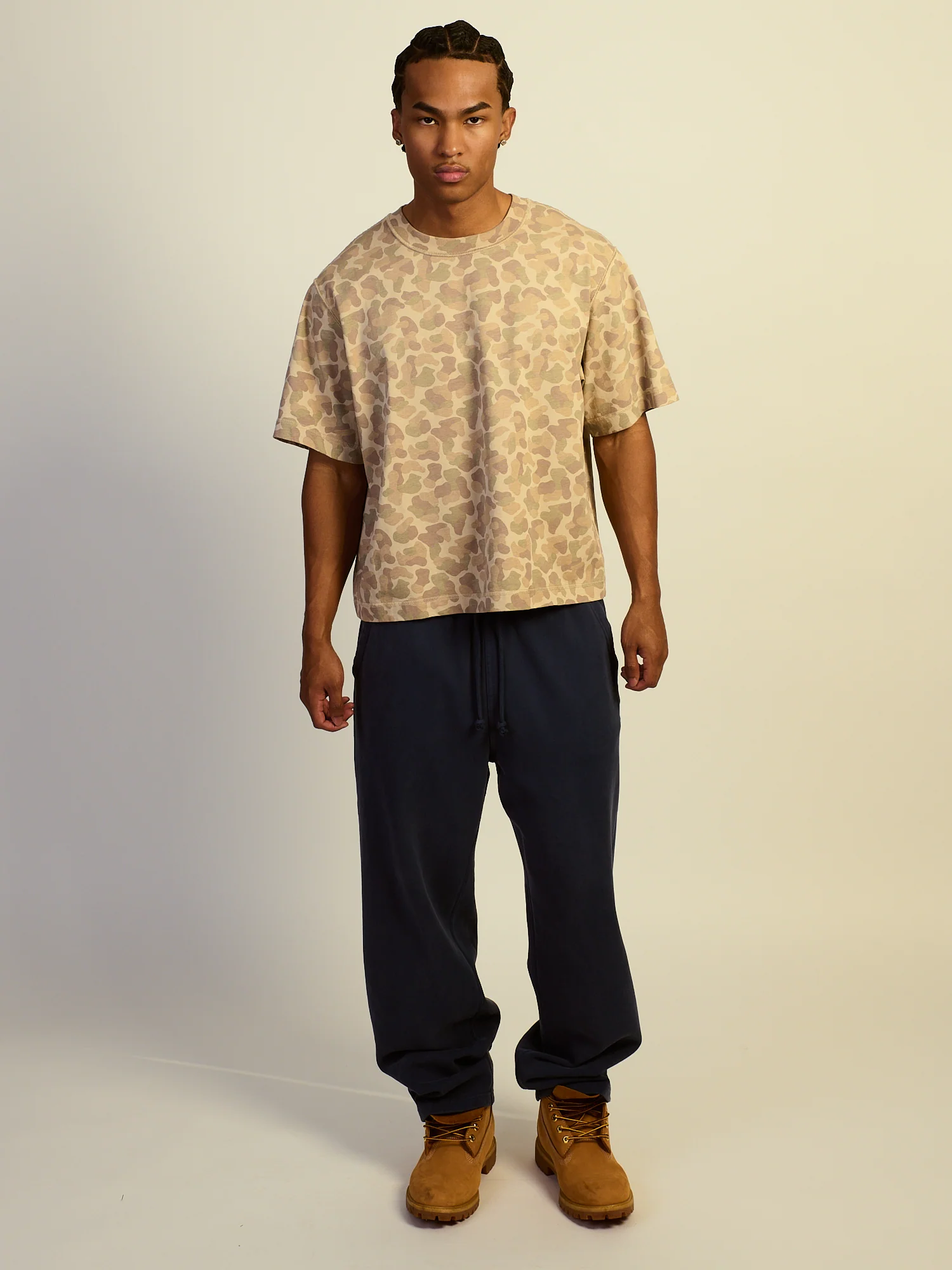 KOLBY SHORT CUT HEAVYWEIGHT TEE - CAMO - Image 3