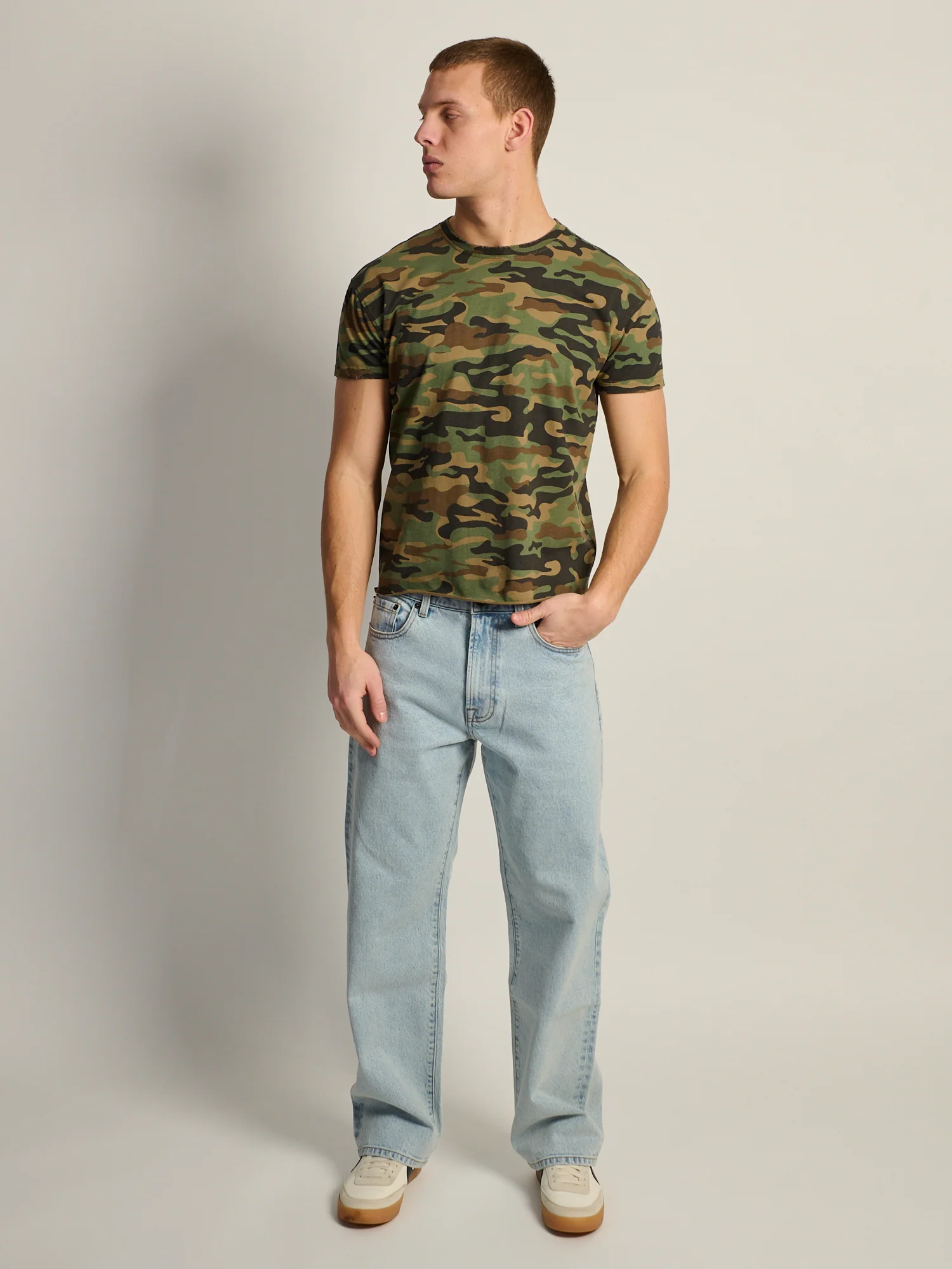KOLBY SHORT CUT MUSCLE TEE - CAMOUFLAGE - Image 2