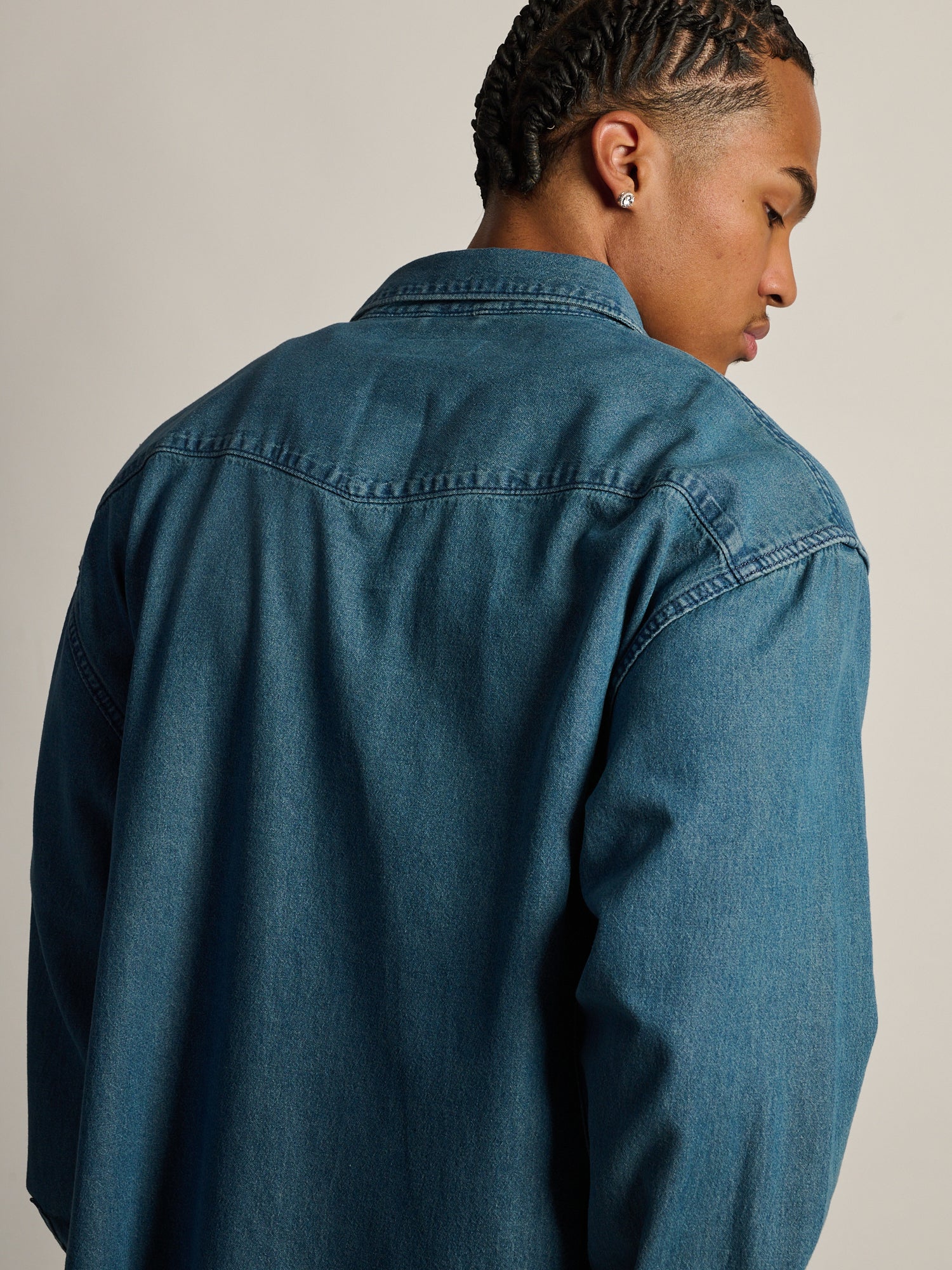 KOLBY WESTERN SHIRT - DENIM - Image 8