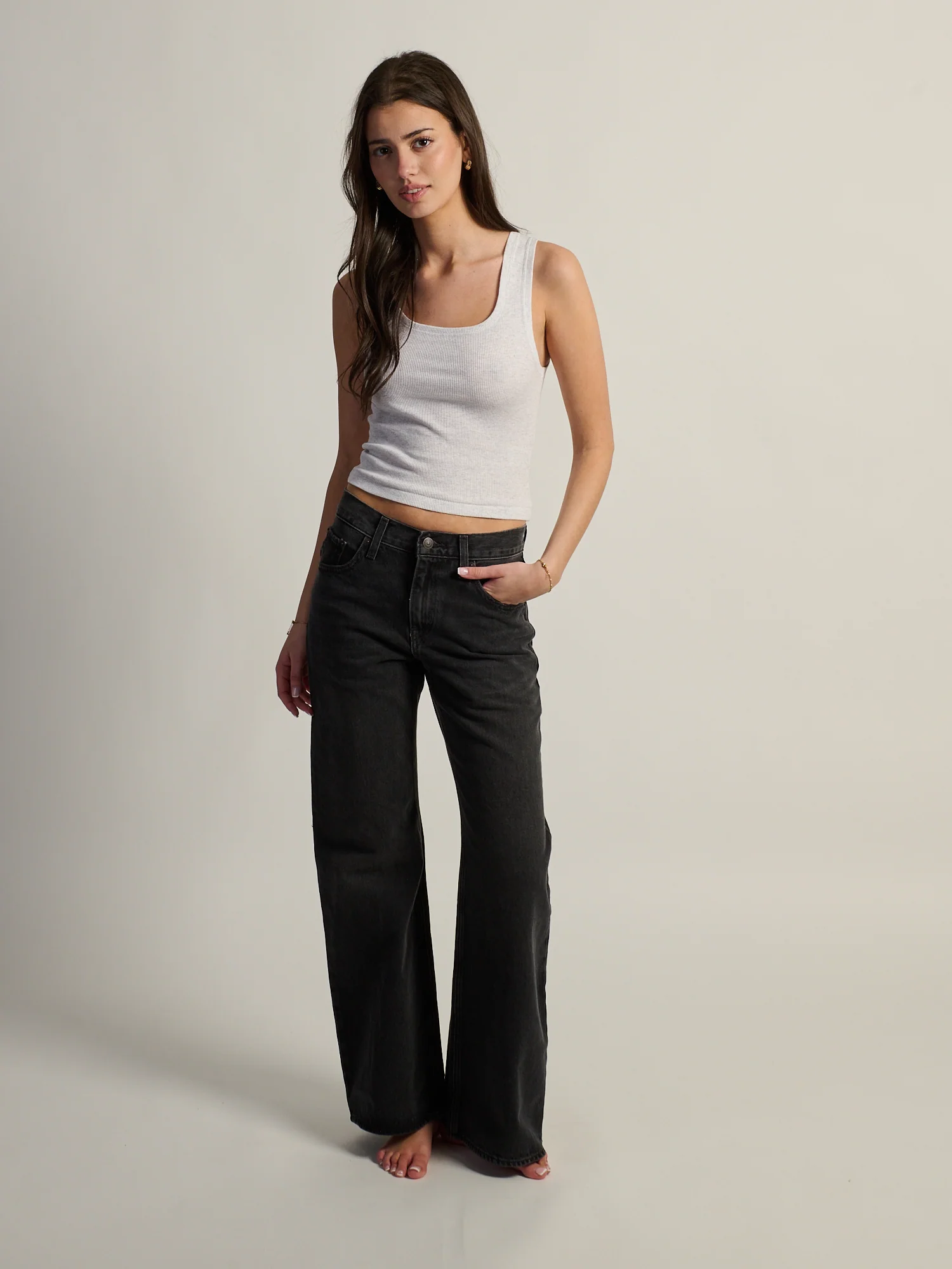 LEVIS MIDDY LOOSE BOOT JEAN - SPIRIT CLEAN - Image 2