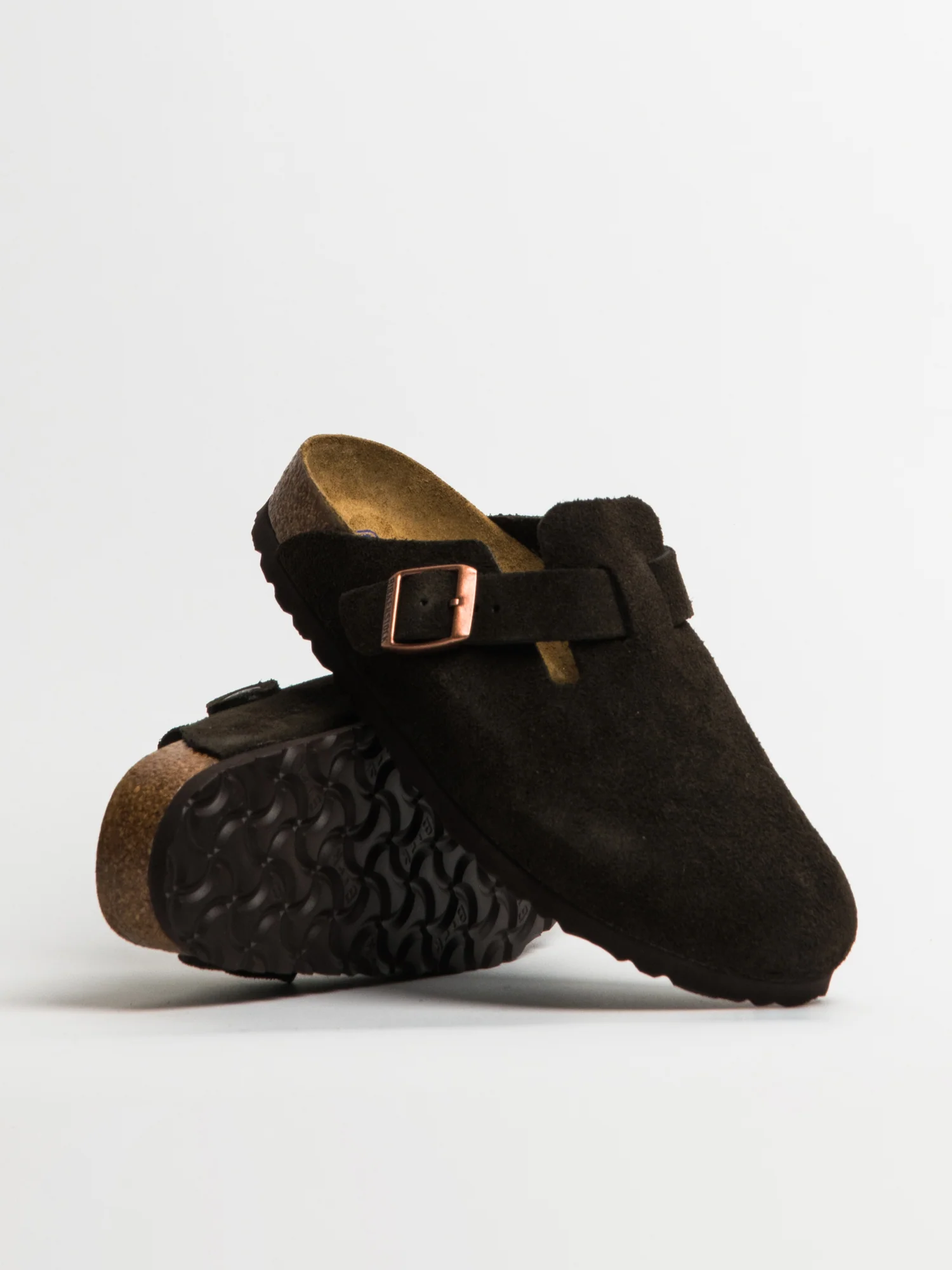 WOMENS BIRKENSTOCK BOSTON CLOG - MOCHA - Image 2