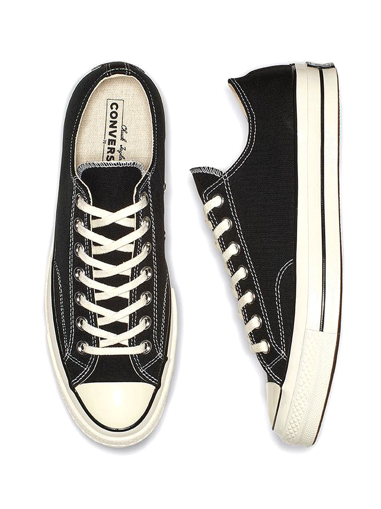 MENS CONVERSE CHUCK 70 E OX CANVAS SNEAKER - Image 3