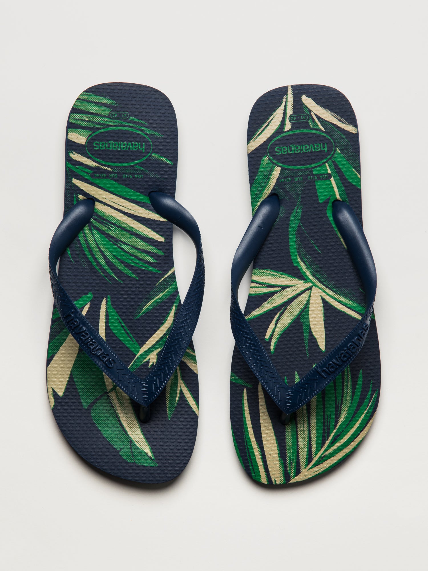 MENS HAVAIANAS TOP ALOHA SANDALS - NAVY - Image 2