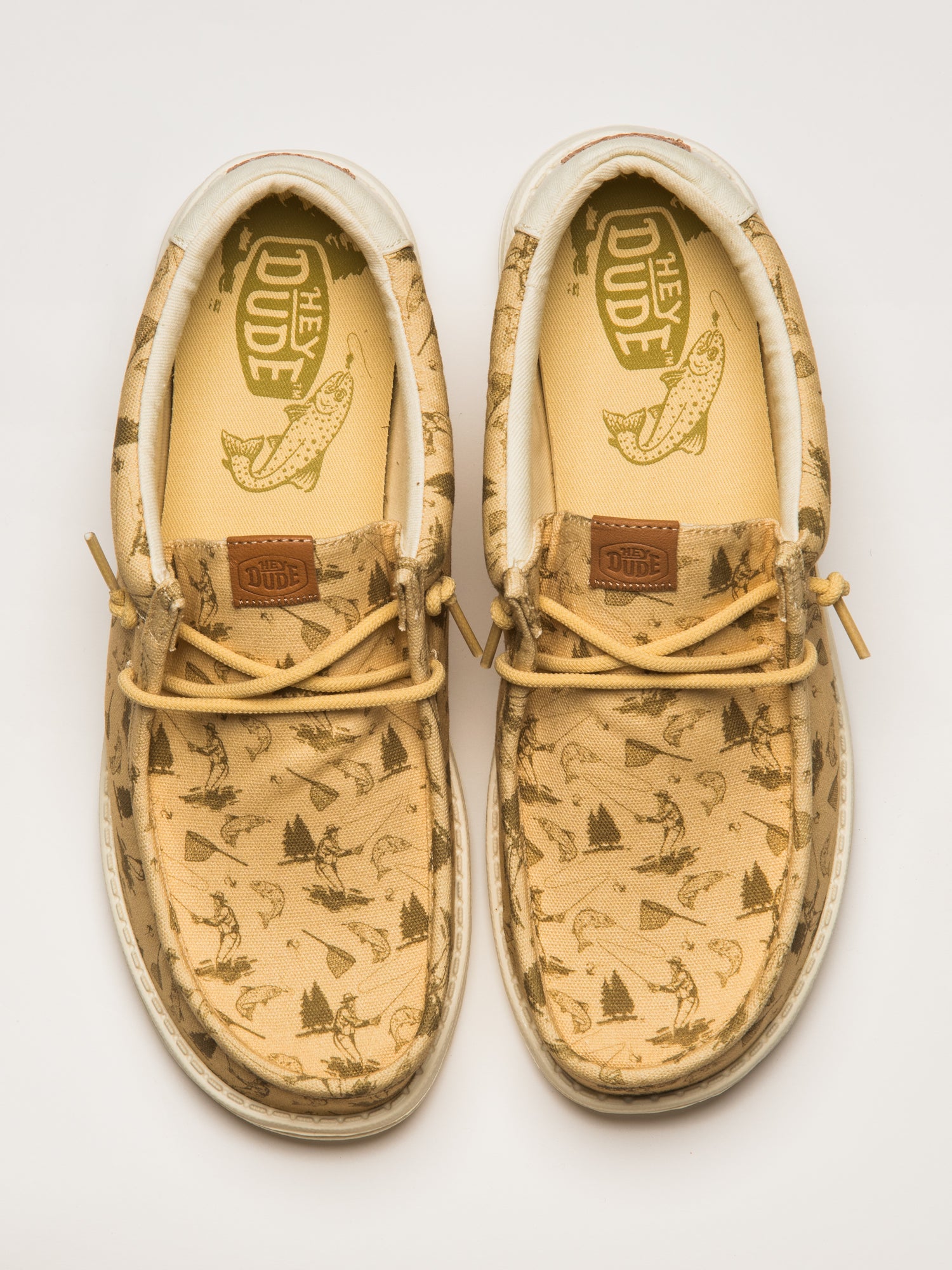 MENS HEY DUDE WALLY FLY FISHING - TAN - Image 4