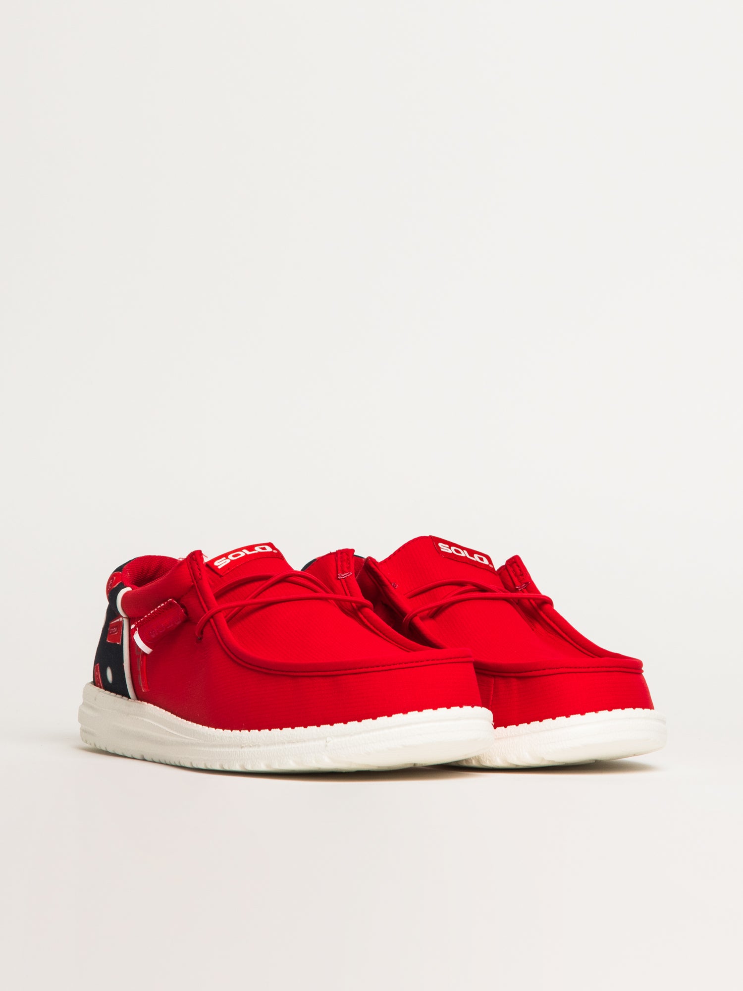 MENS HEYDUDE WALLY FUNK SOLO CUP SLIP-ON - RED - Image 2