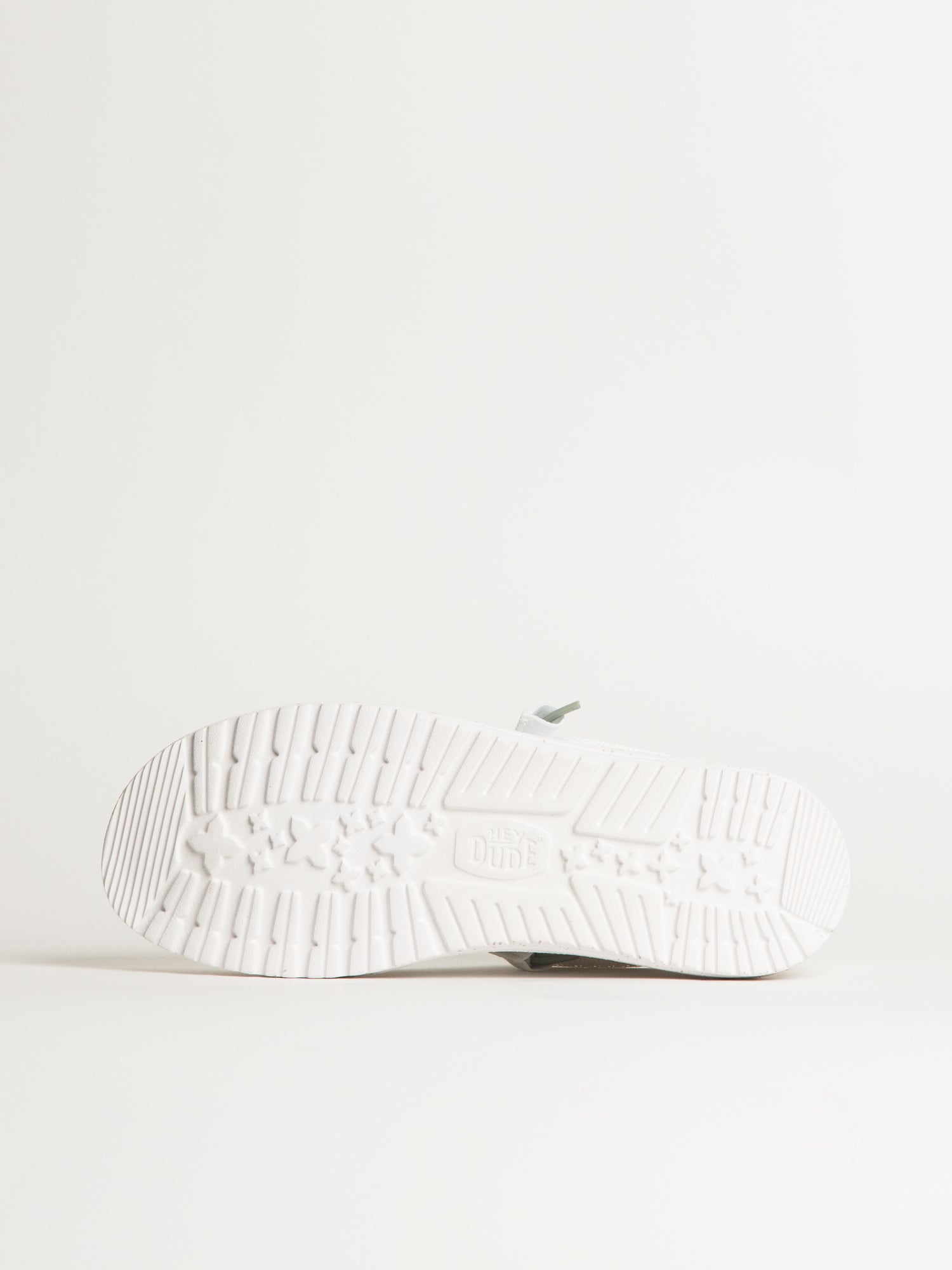 MENS HEYDUDE WALLY STRETCH SOX SLIP-ON - WHITE - Image 6