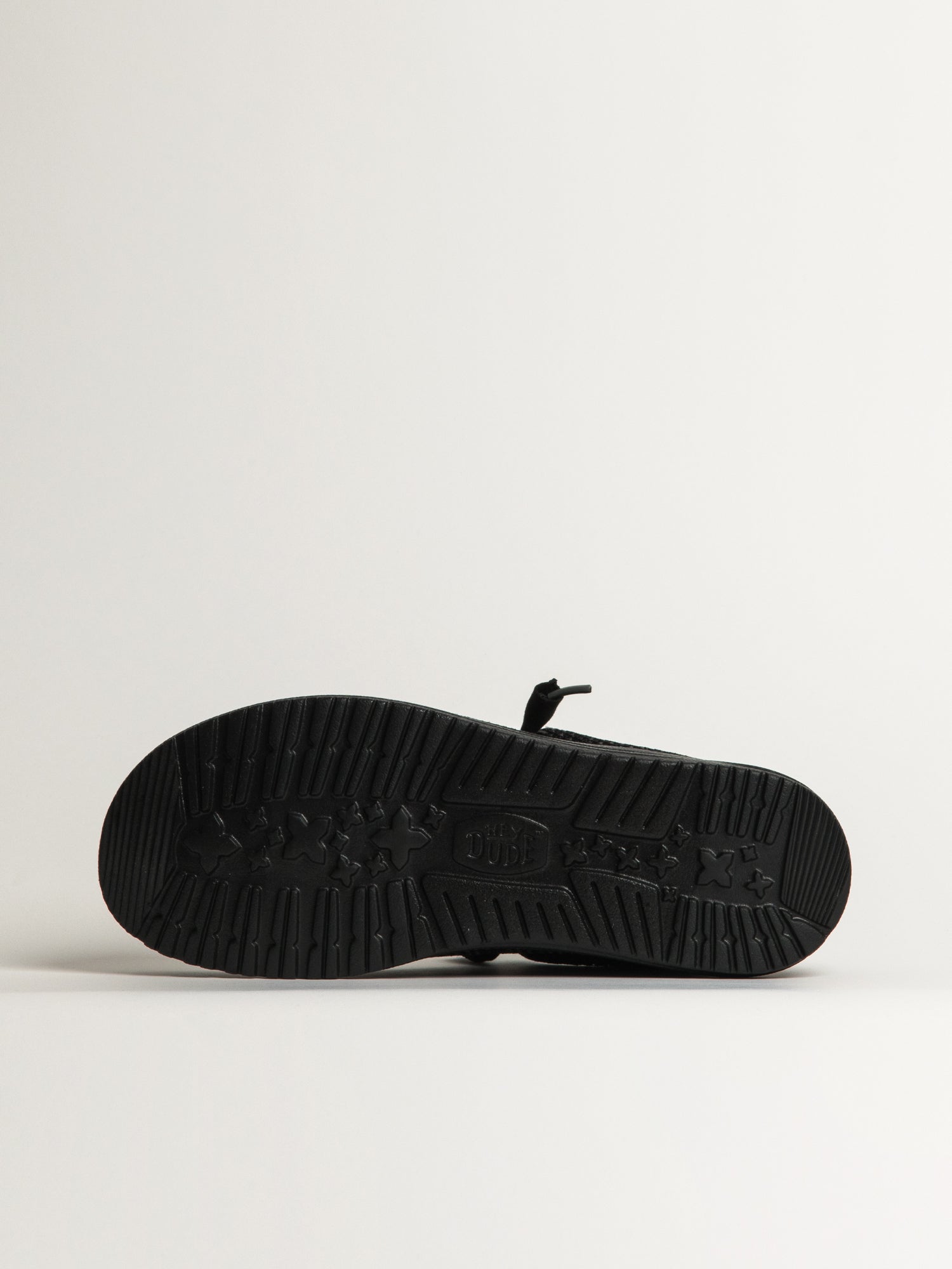 MENS HEYDUDE WALLY STRETCH SOX SLIP-ON - BLACK - Image 5