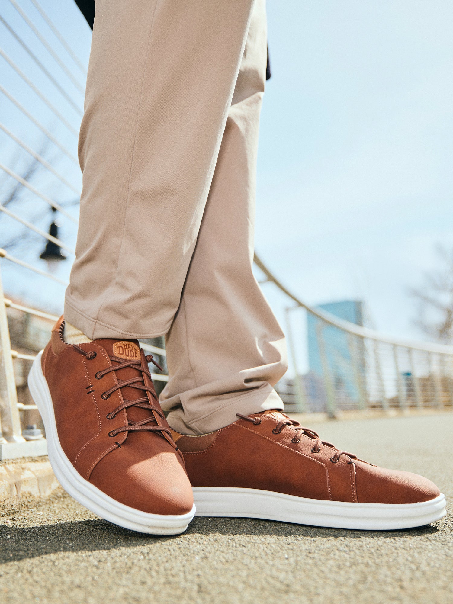 MENS HEYDUDE PAUL PRO CLASSIC - COGNAC - Image 8