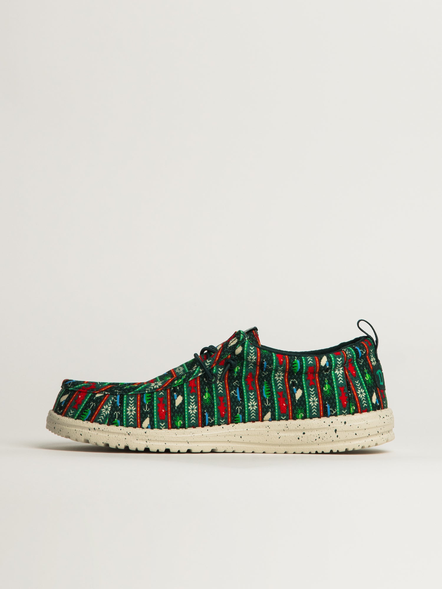 MENS HEYDUDE WALLY FISHMAS SWEATER - GREEN - Image 3