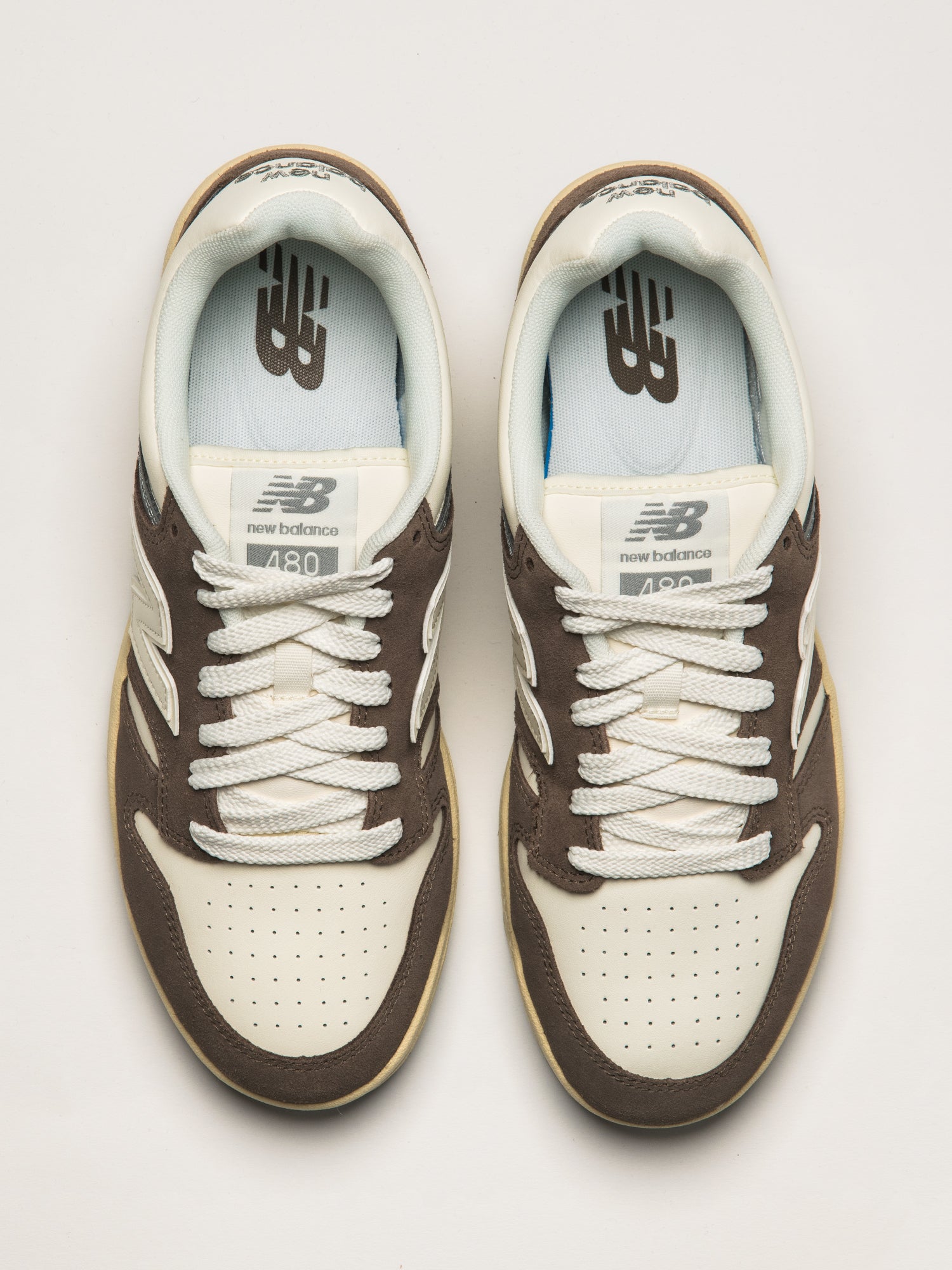 MENS NEW BALANCE THE 480P SNEAKER - CORTADO/SEA SALT - Image 4