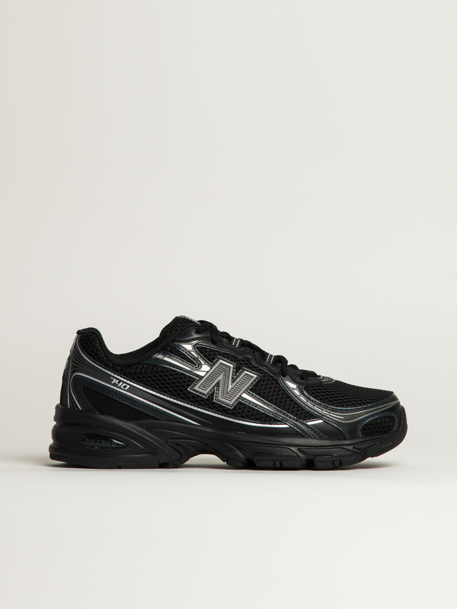 MENS NEW BALANCE THE 740 SNEAKER - BLACK