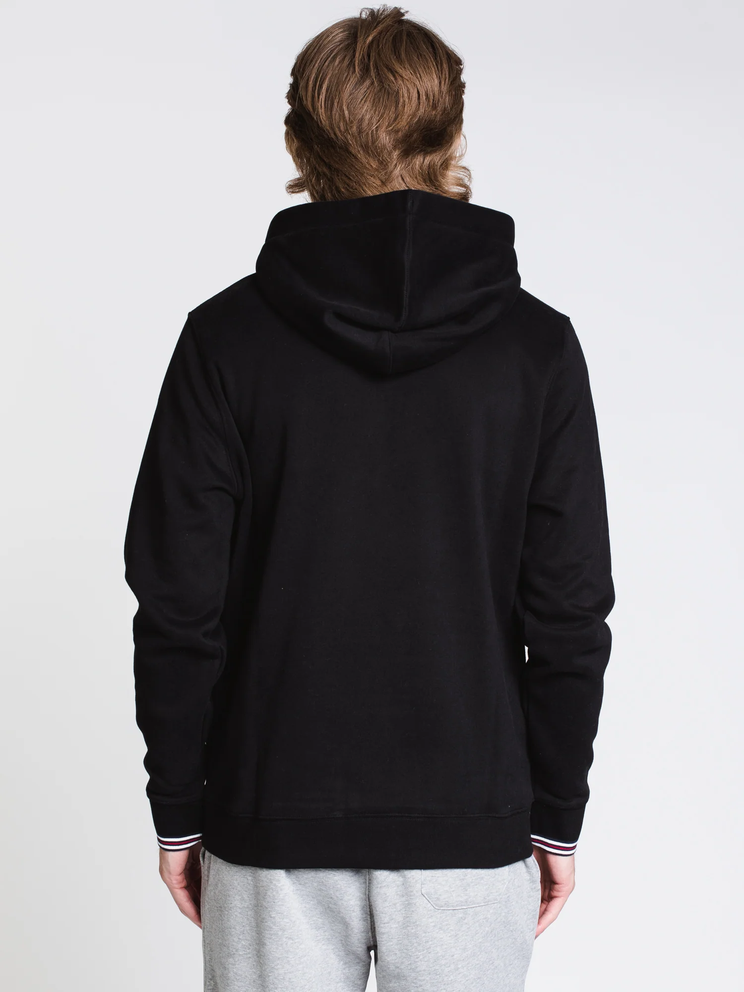 MENS NICO PULLOVER HOODIE- BLACK - CLEARANCE - Image 2