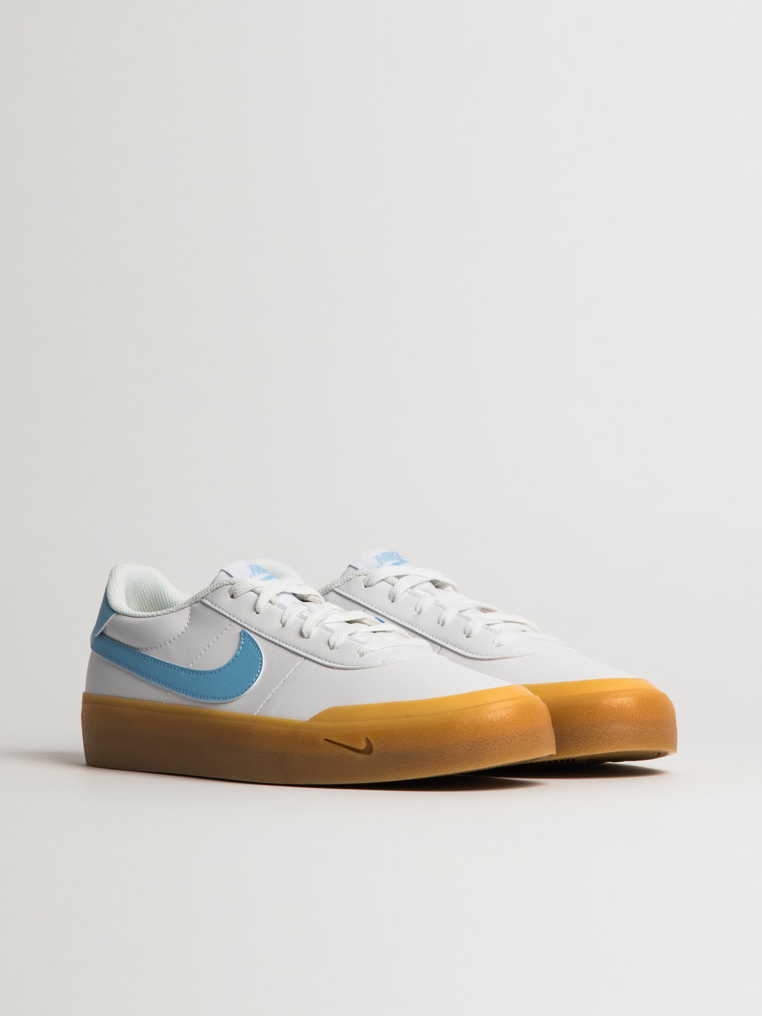 MENS NIKE COURT SHOT SNEAKERS - BLUE/WHITE - Image 2