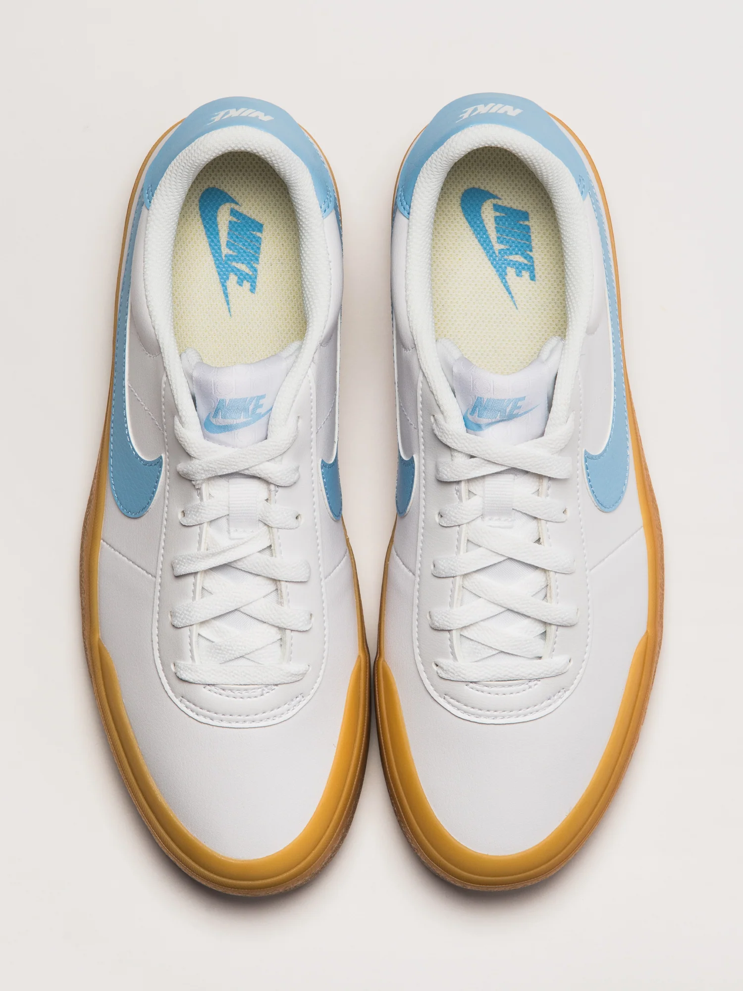 MENS NIKE COURT SHOT SNEAKERS - BLUE/WHITE - Image 4
